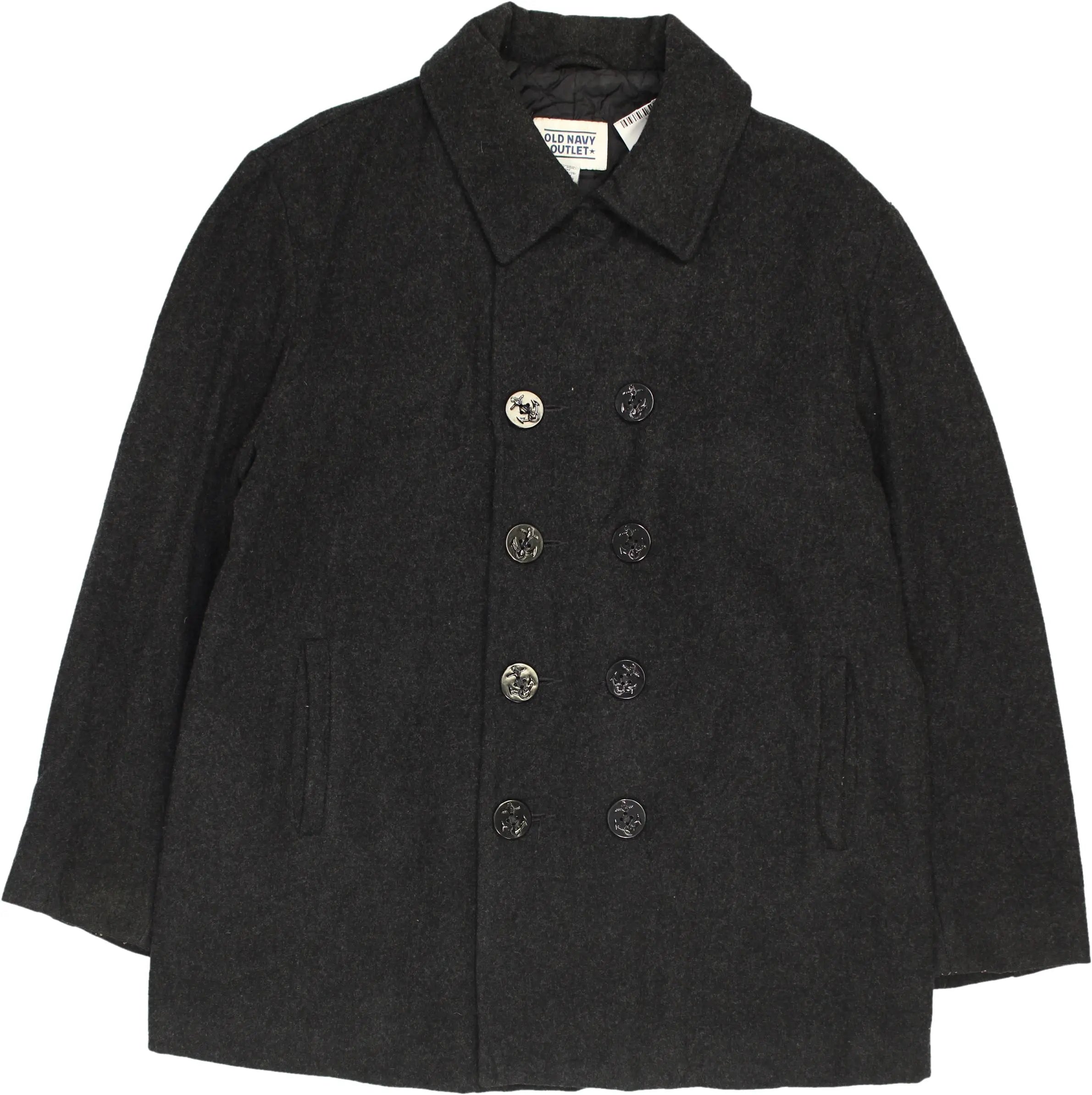 Old Navy - Wool Coat- ThriftTale.com - Vintage and second handclothing