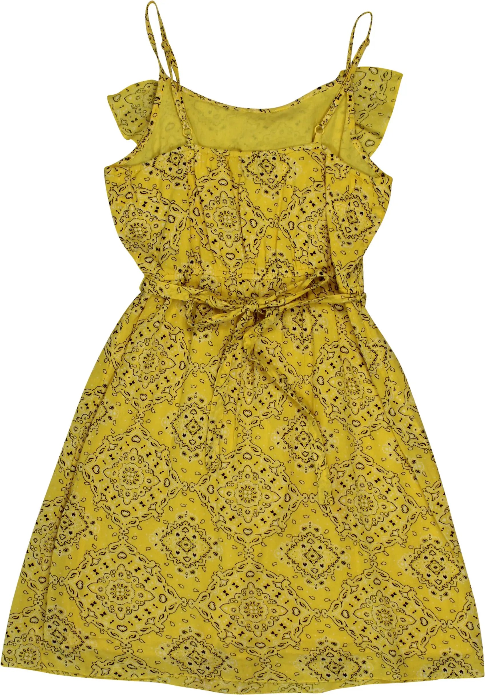 Old Navy - Yellow Patterned Dress- ThriftTale.com - Vintage and second handclothing