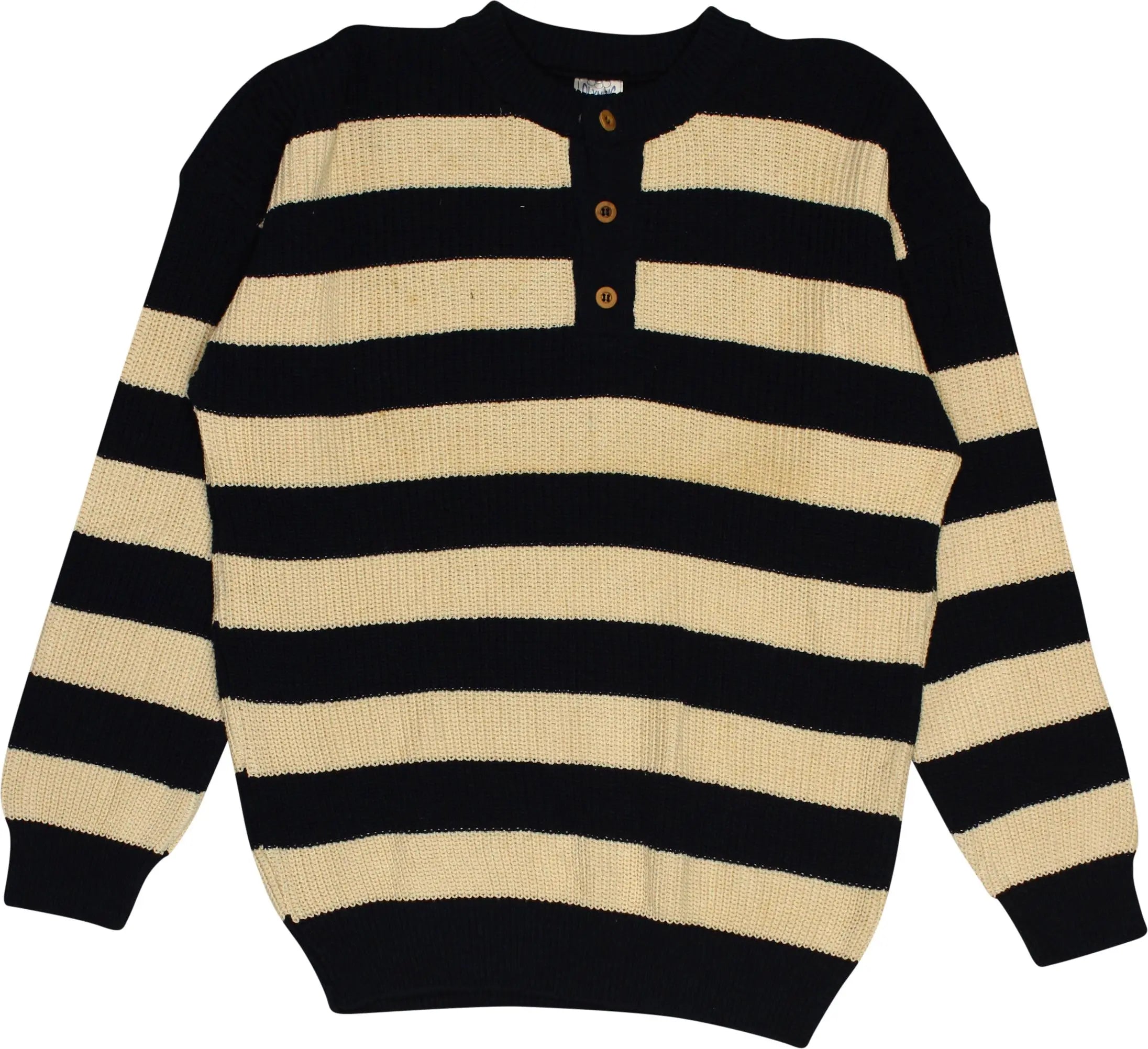 Olympic - Striped Jumper- ThriftTale.com - Vintage and second handclothing