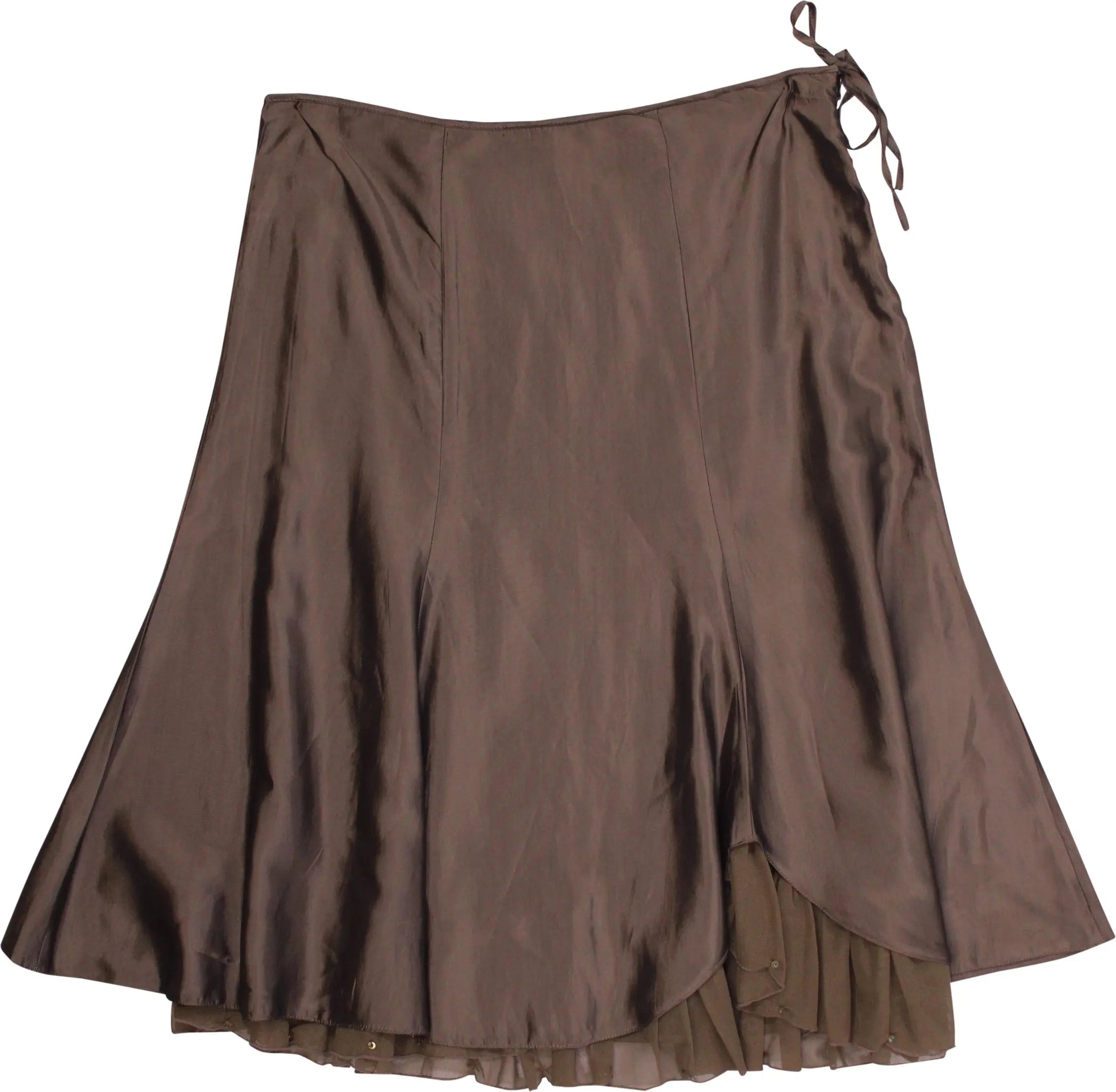 One2Wear - Satin Skirt- ThriftTale.com - Vintage and second handclothing