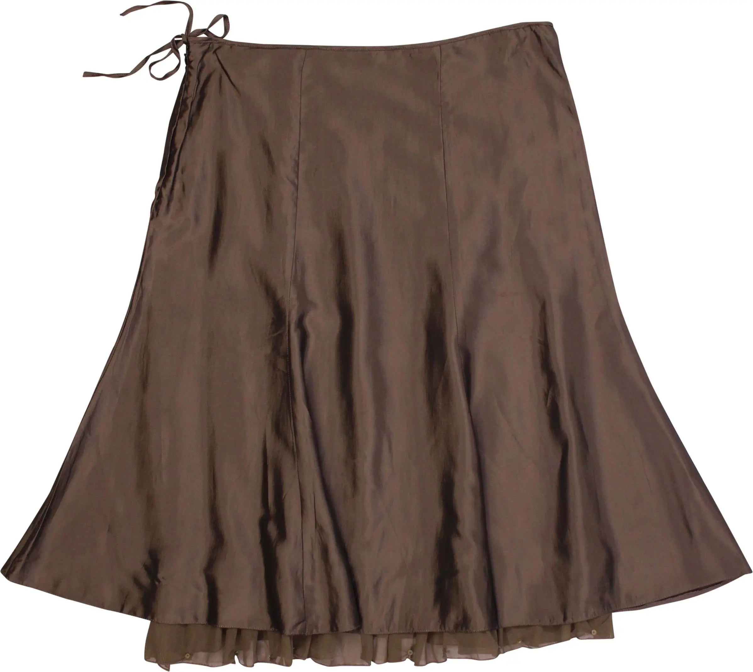 One2Wear - Satin Skirt- ThriftTale.com - Vintage and second handclothing