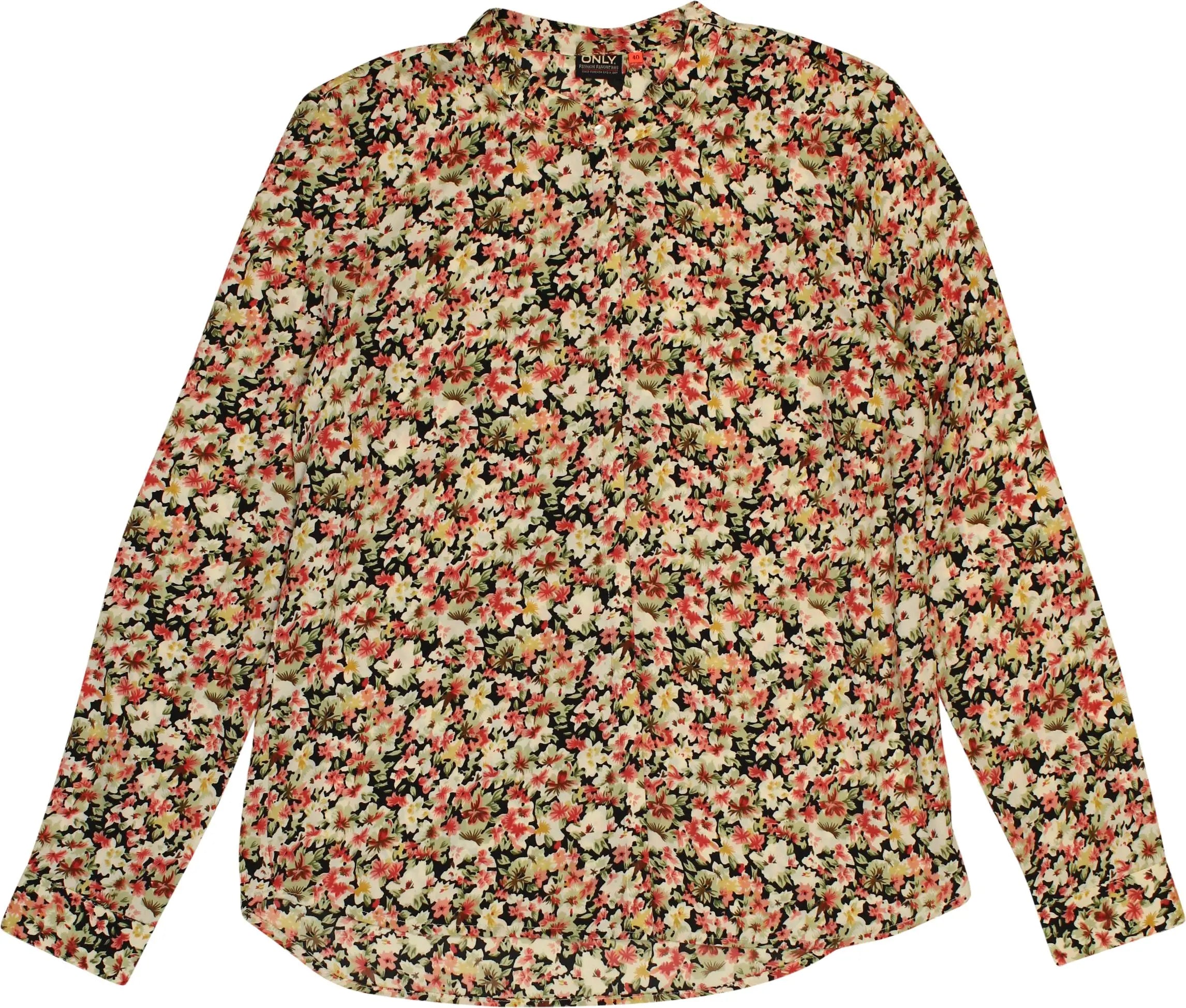 Only - Floral Blouse- ThriftTale.com - Vintage and second handclothing