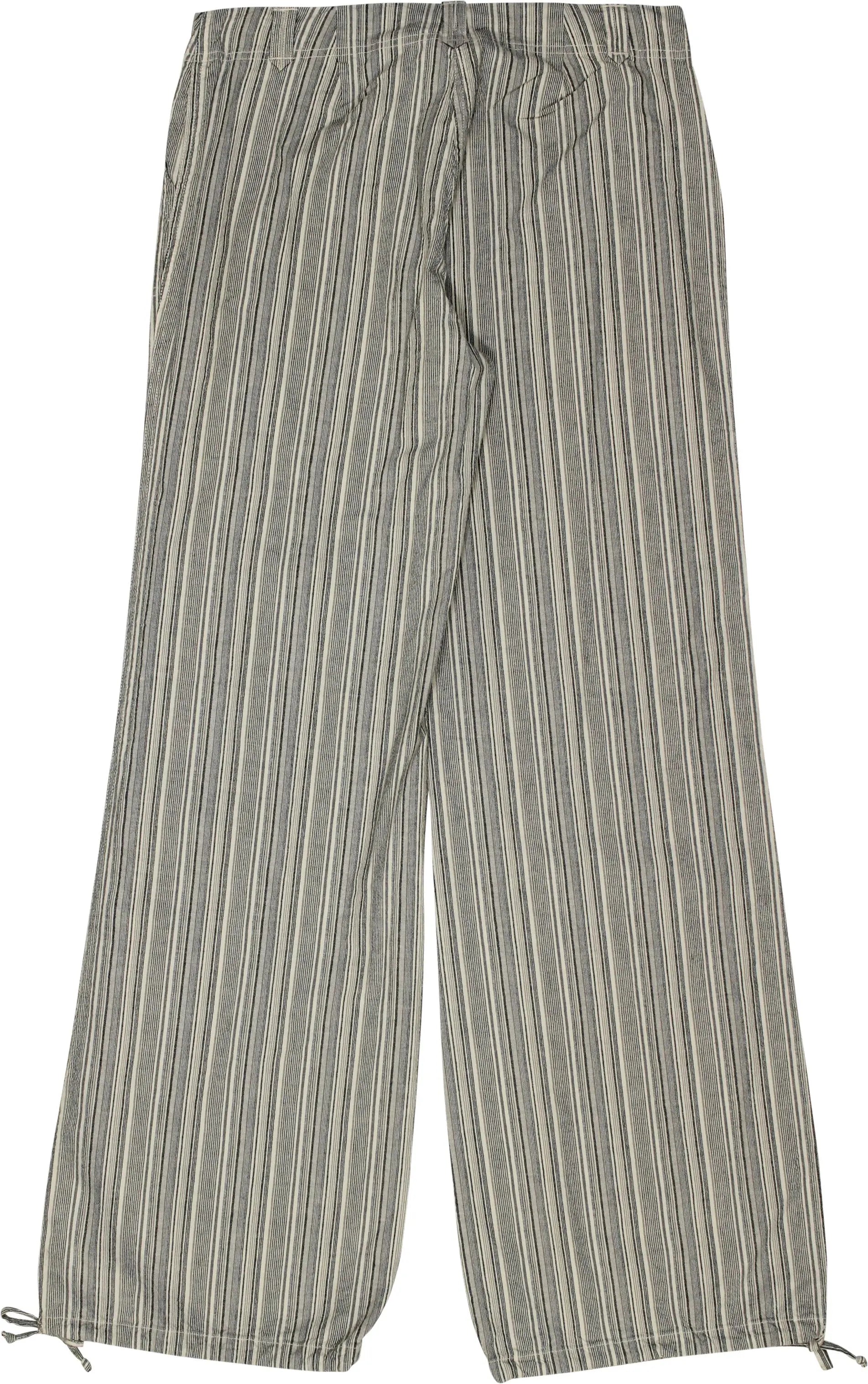 Only - Striped Wide Leg Trousers- ThriftTale.com - Vintage and second handclothing