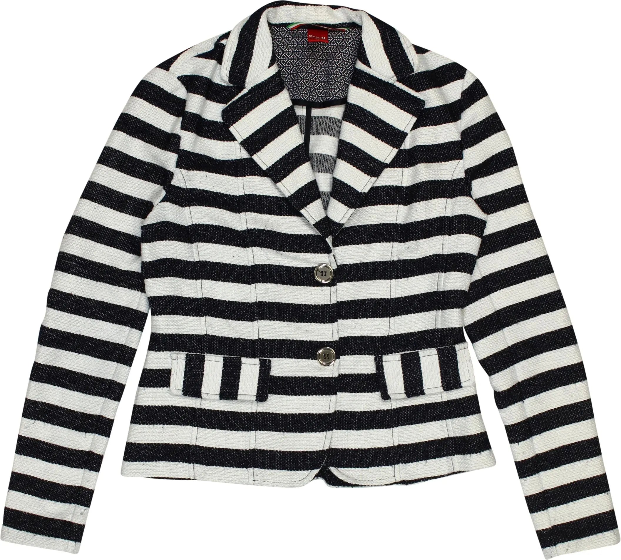 Only. M. - Striped Blazer- ThriftTale.com - Vintage and second handclothing