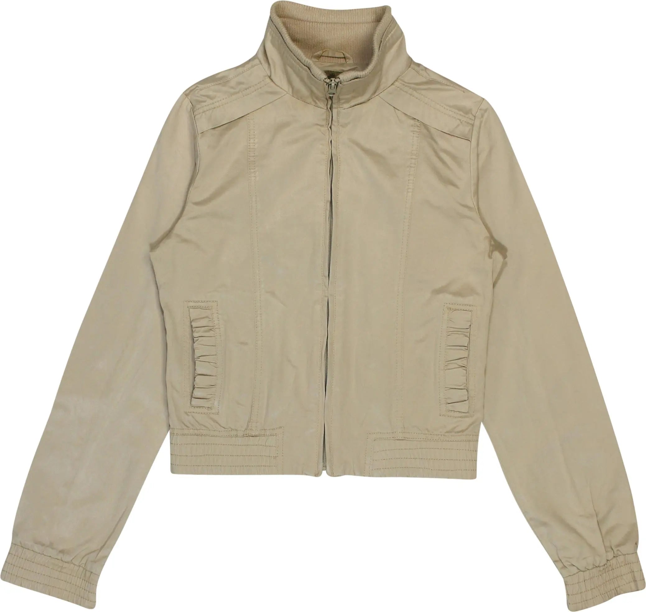 Opcao - Beige Jacket- ThriftTale.com - Vintage and second handclothing