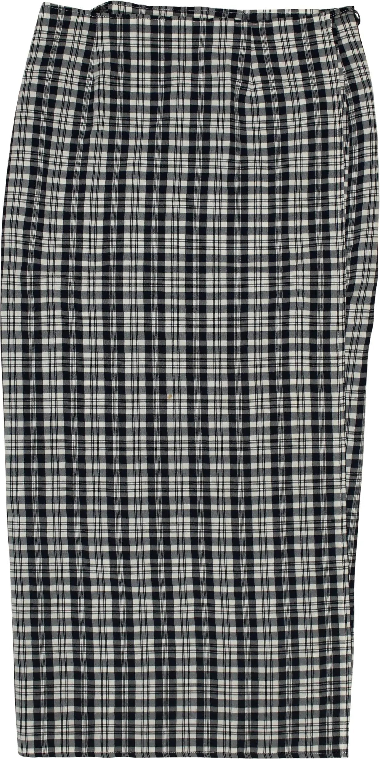 Orsay - 90s Checked Wrap Skirt- ThriftTale.com - Vintage and second handclothing