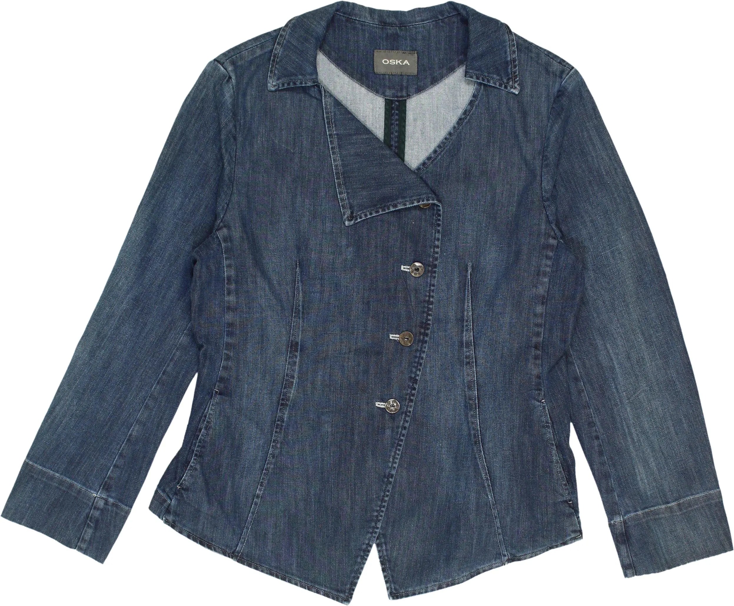 Oska - Denim Jacket by Oska- ThriftTale.com - Vintage and second handclothing