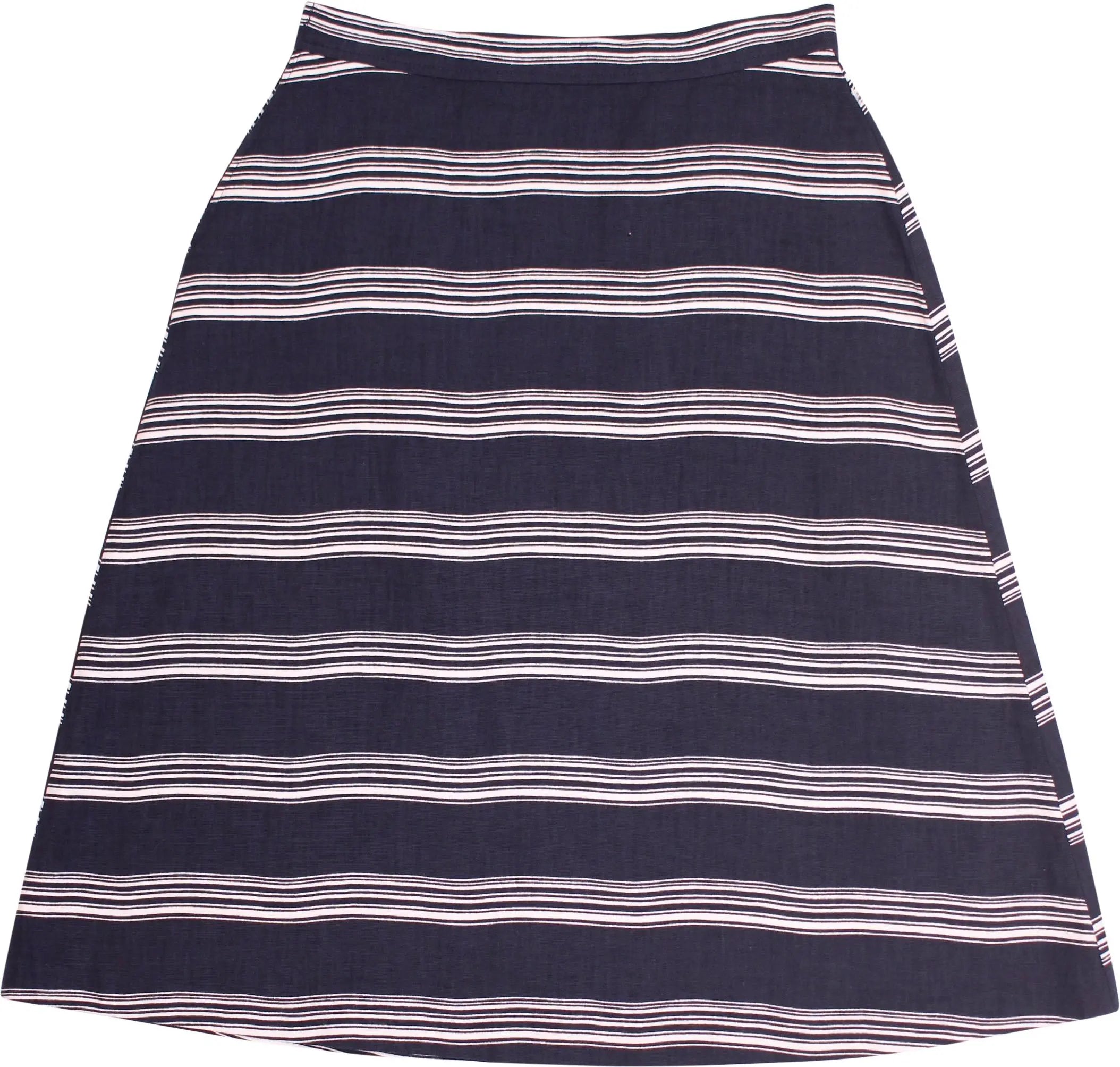 Ostita - Skirt with Diagonal Stripes- ThriftTale.com - Vintage and second handclothing