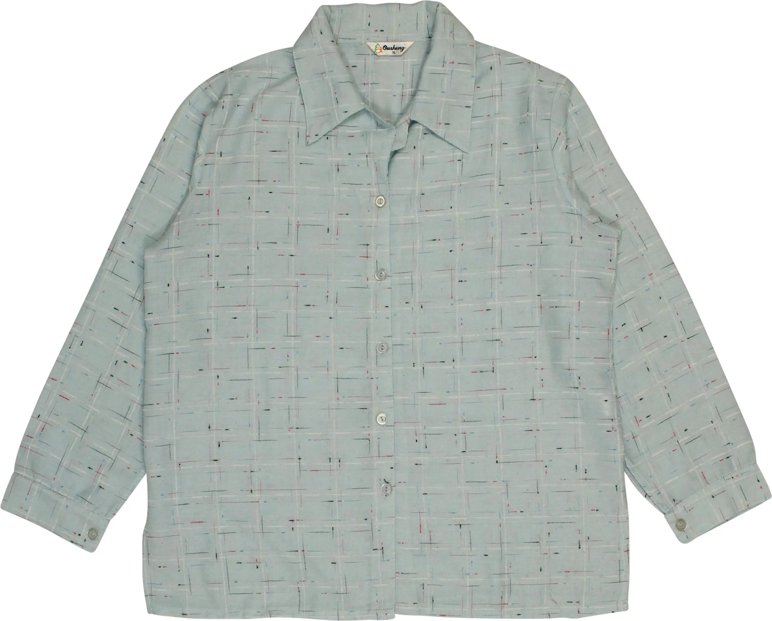 Ousheng - Patterned Shirt- ThriftTale.com - Vintage and second handclothing