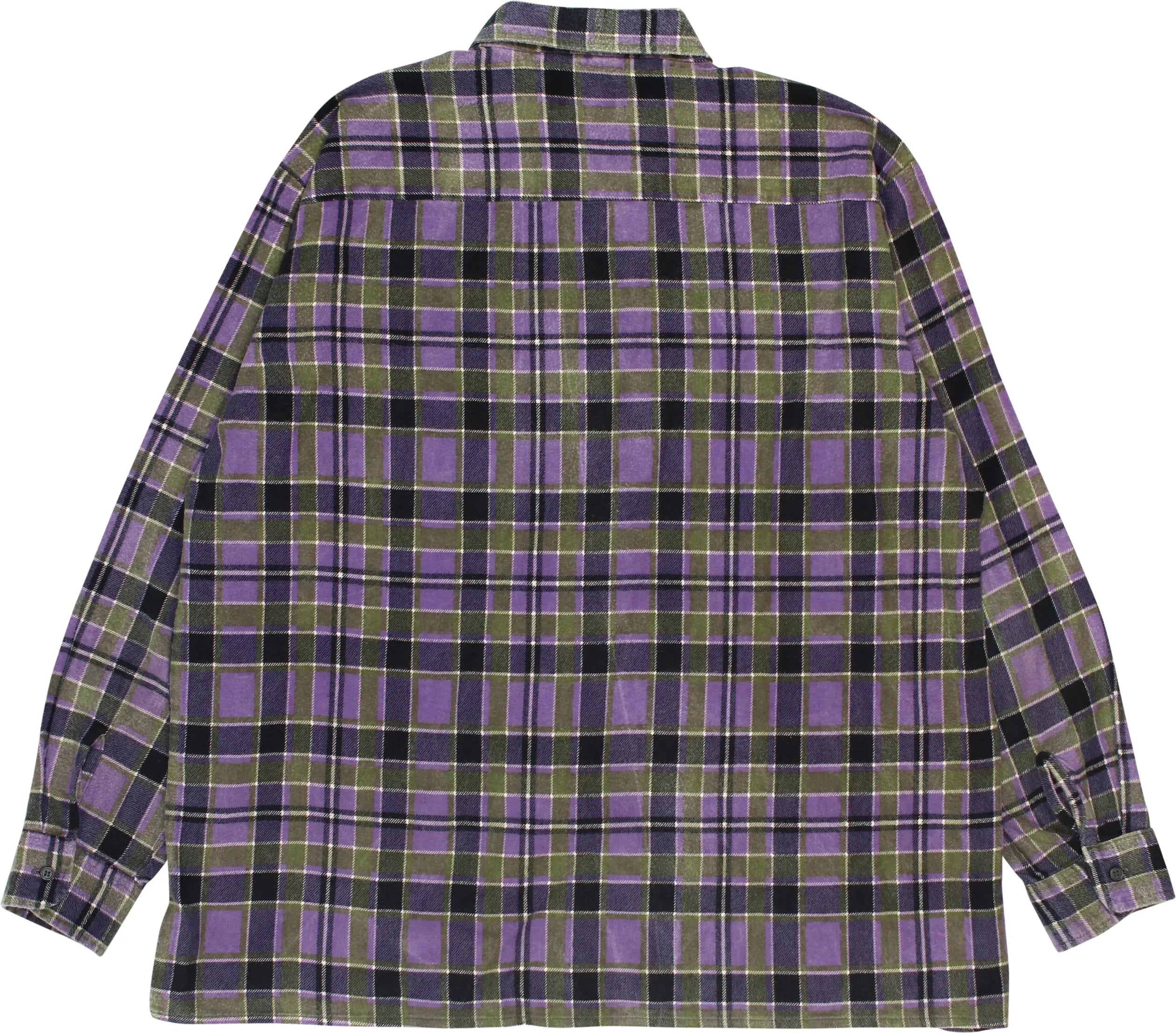 Oyster - 90s Checkered Flannel Shirt- ThriftTale.com - Vintage and second handclothing