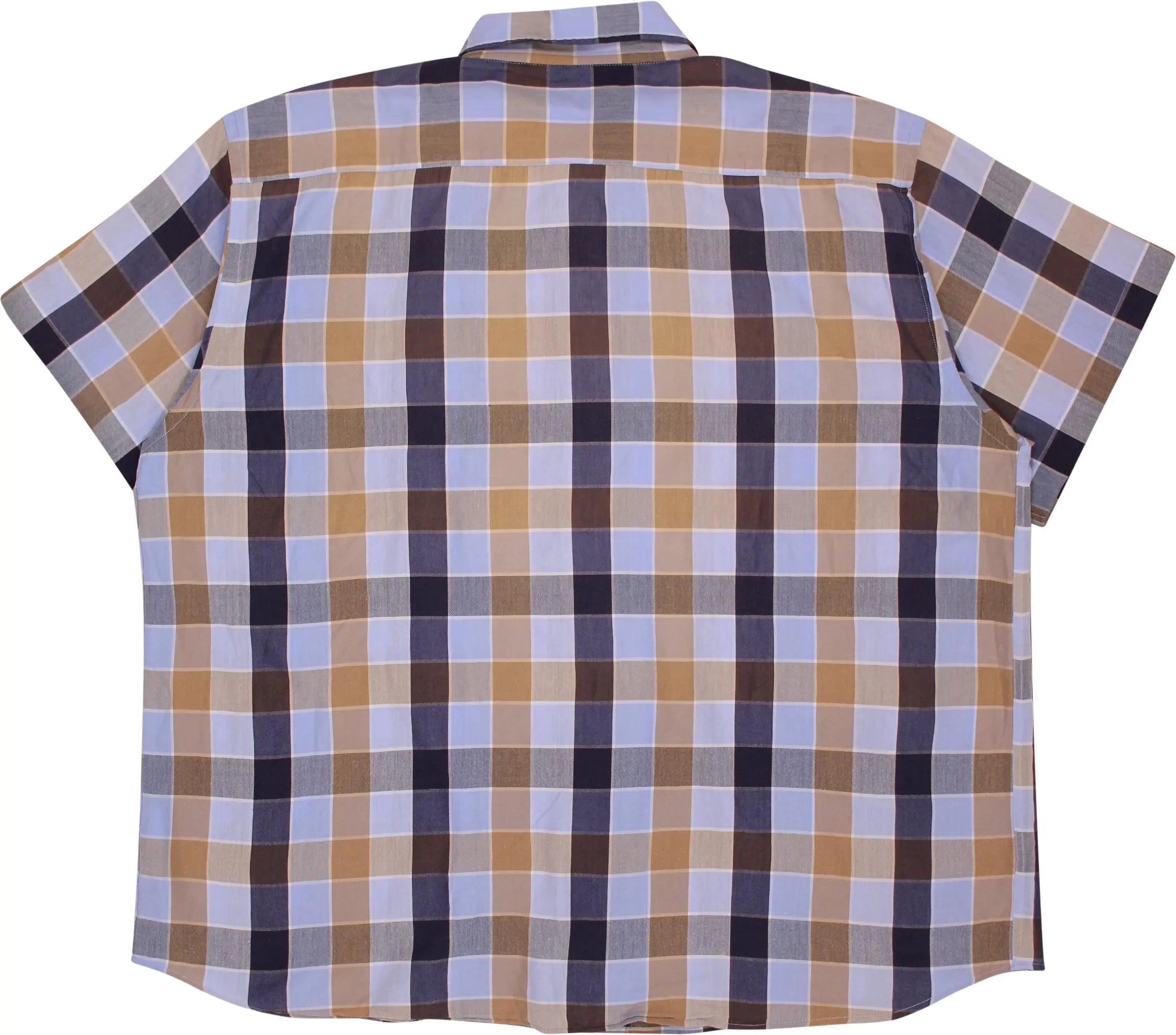 P.NOVA - Checked Short Sleeve Shirt- ThriftTale.com - Vintage and second handclothing