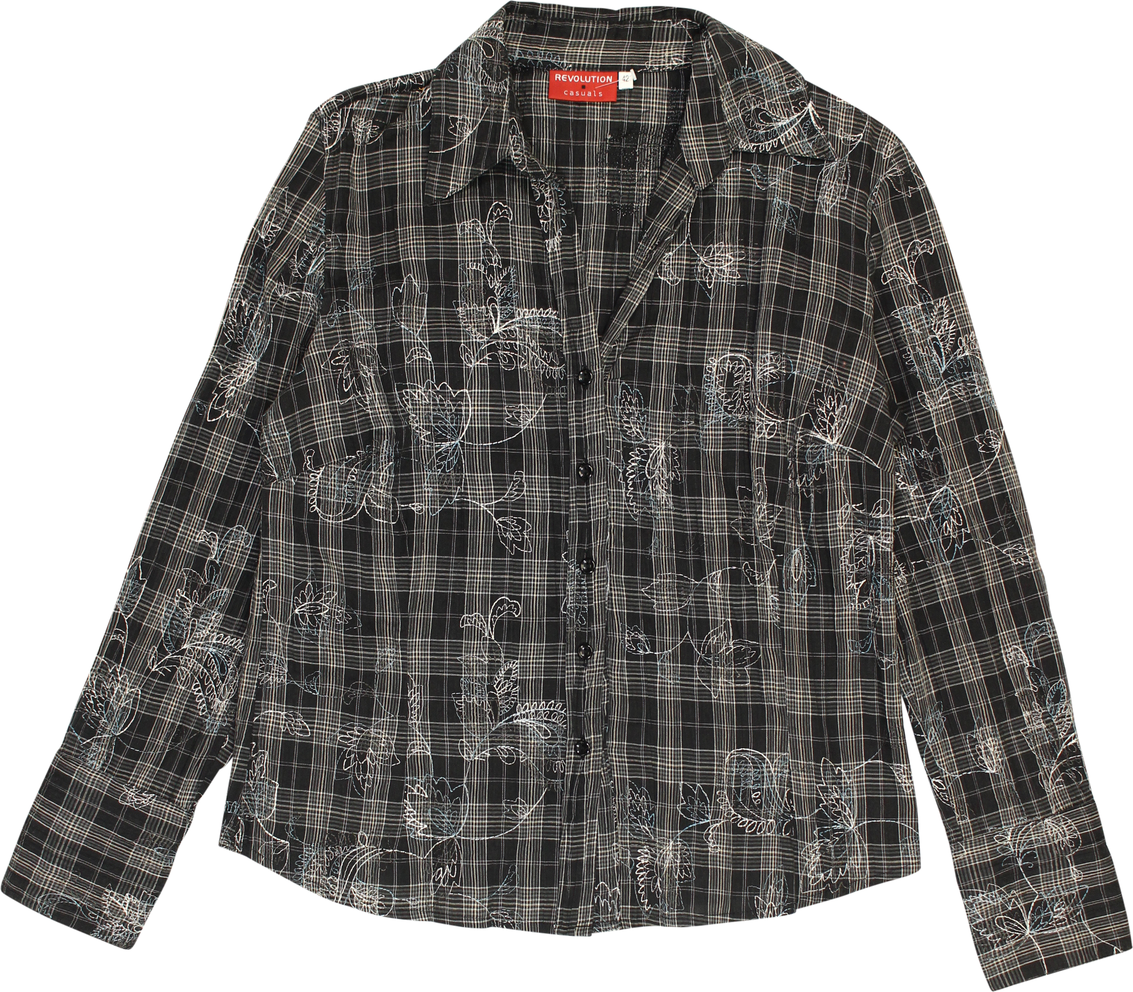 Revolution - Fitted 00's Shirt- ThriftTale.com - Vintage and second handclothing