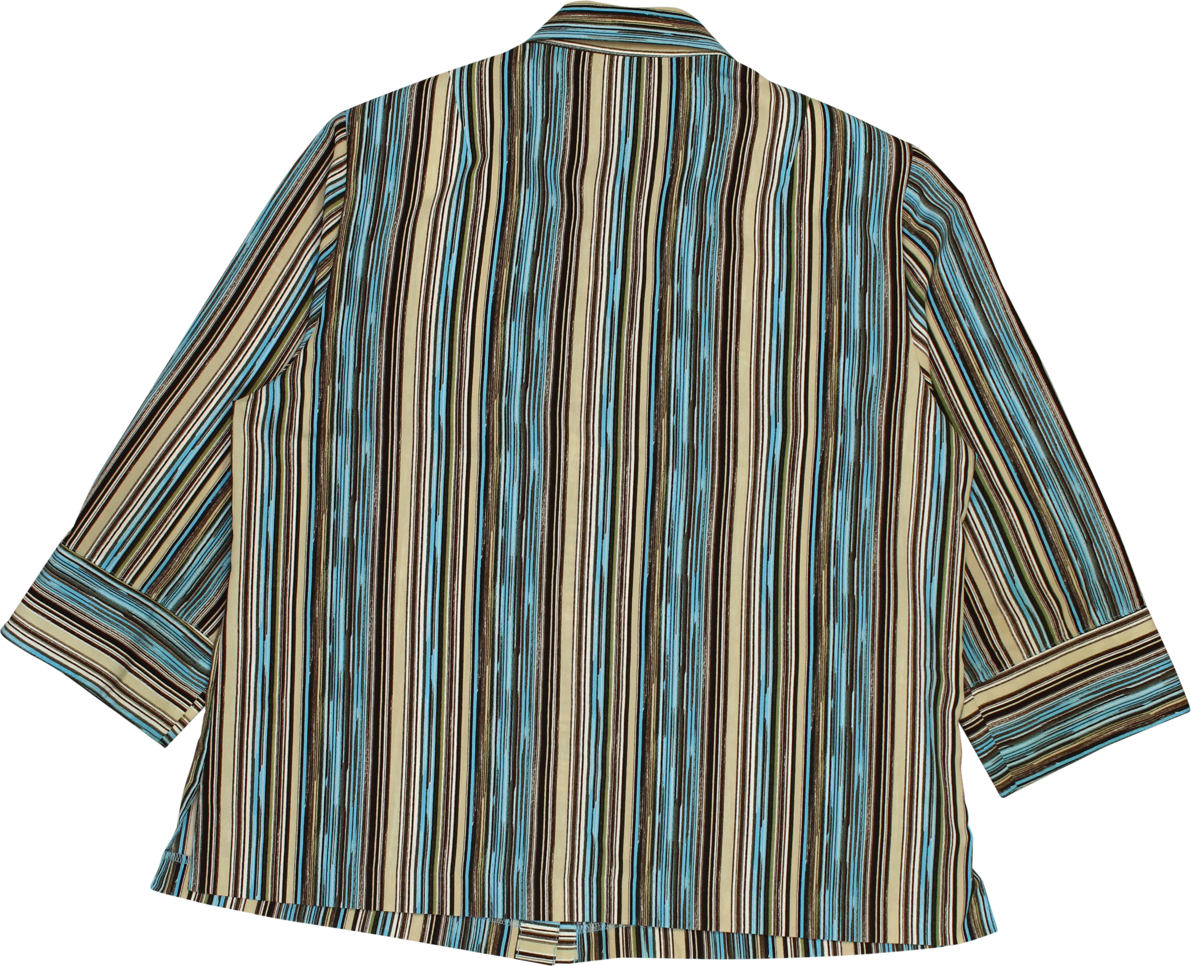 Casa Moda - 80's Striped Shirt- ThriftTale.com - Vintage and second handclothing