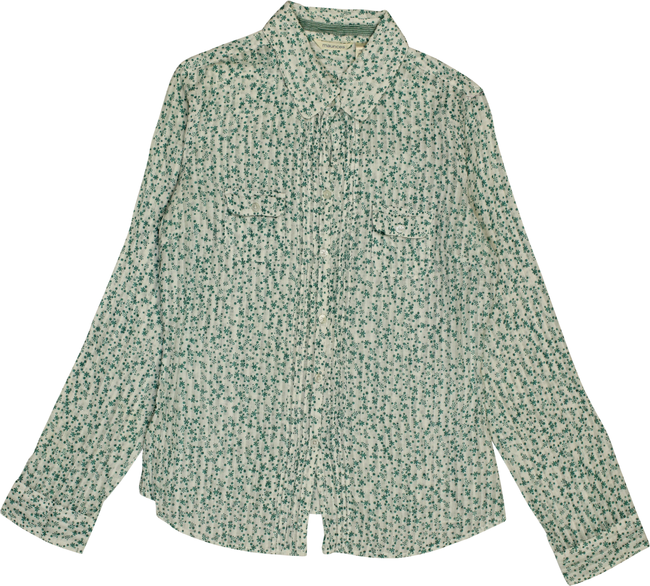 Maurices - Fitted Blouse- ThriftTale.com - Vintage and second handclothing