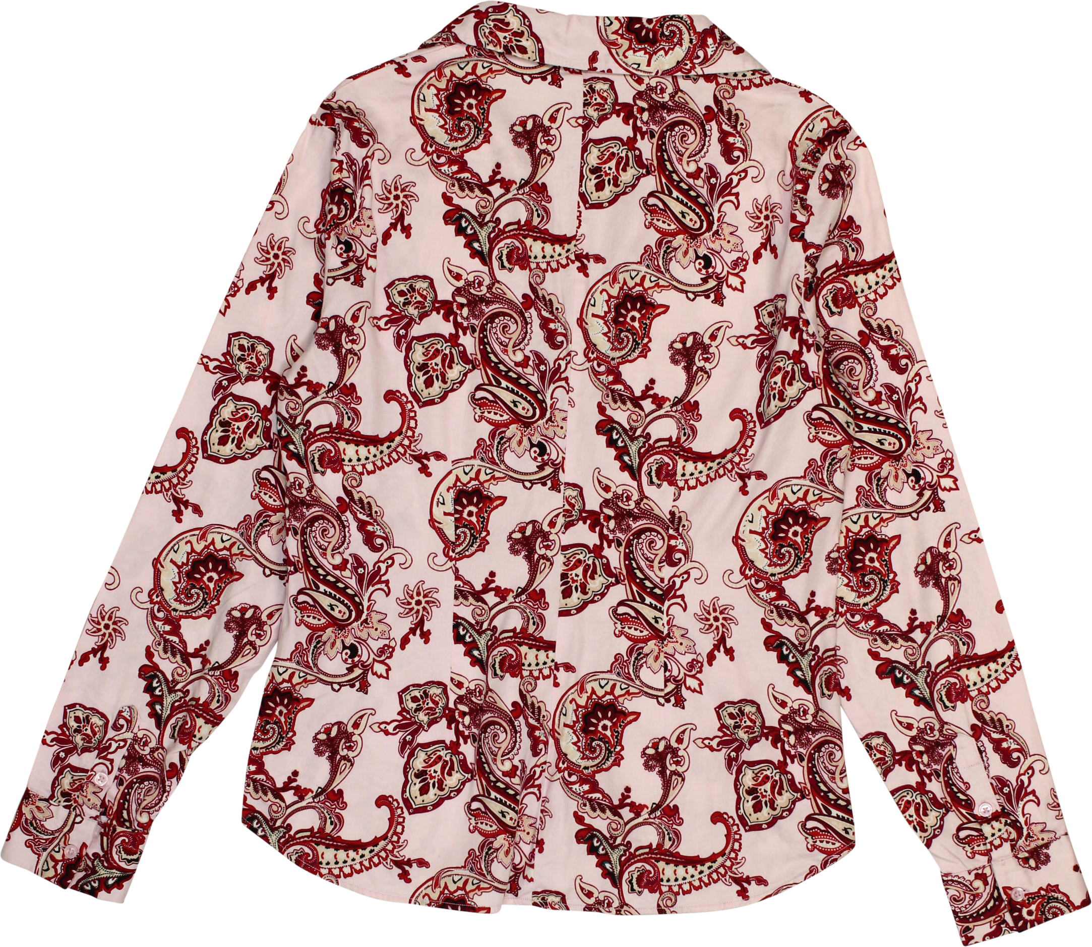 New York & Company - Fitted Paisley Blouse- ThriftTale.com - Vintage and second handclothing