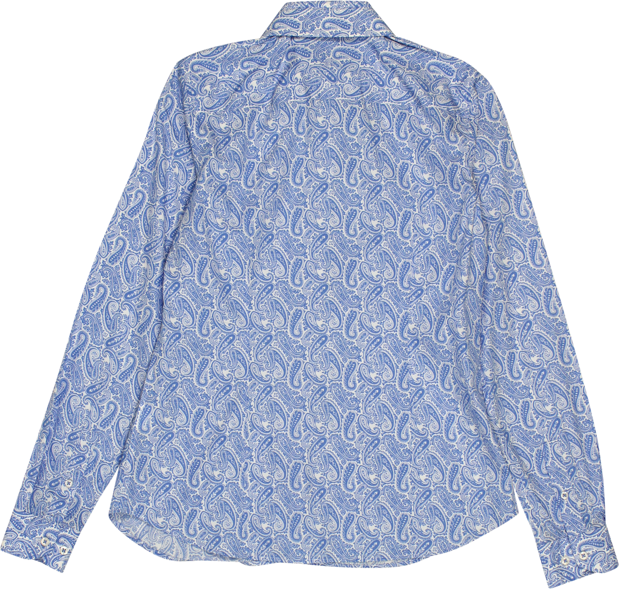 Contemporaine - Fitted Paisley Shirt- ThriftTale.com - Vintage and second handclothing
