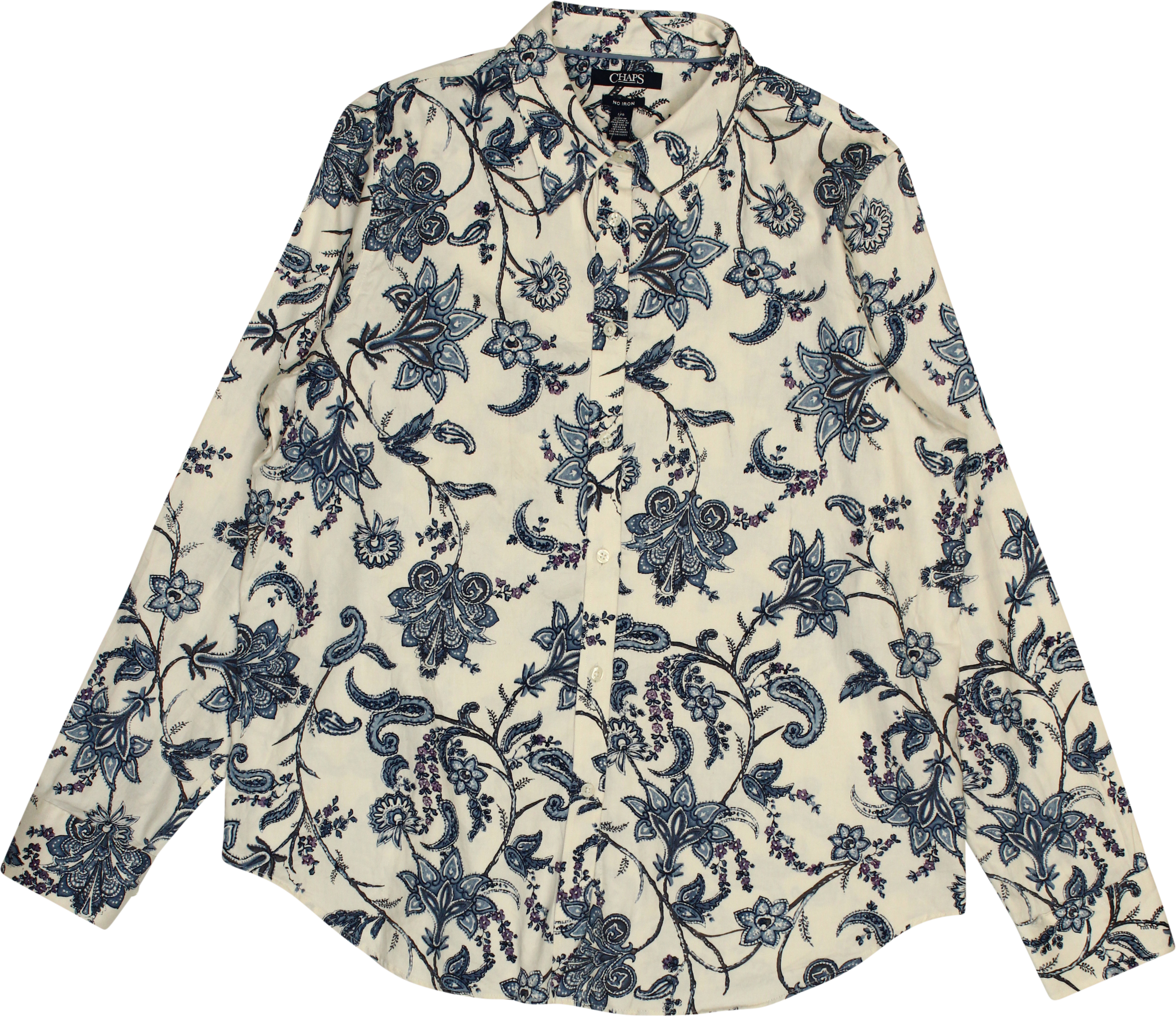 Chaps - Paisley Shirt- ThriftTale.com - Vintage and second handclothing