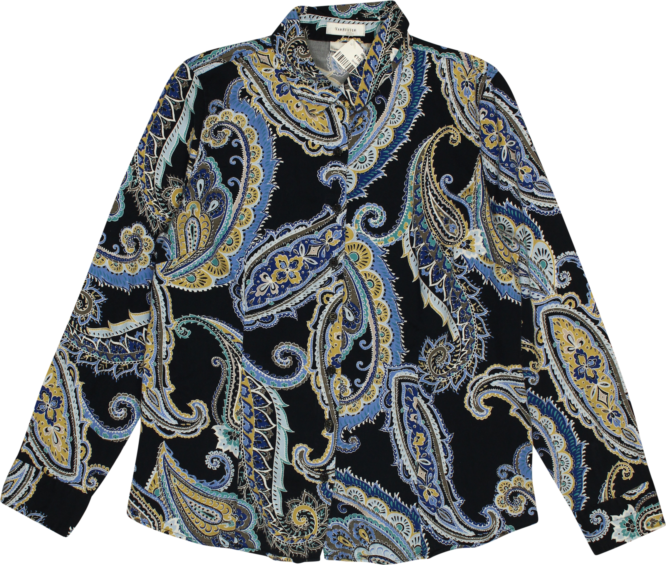 Van Heusen - Paisley Shirt- ThriftTale.com - Vintage and second handclothing