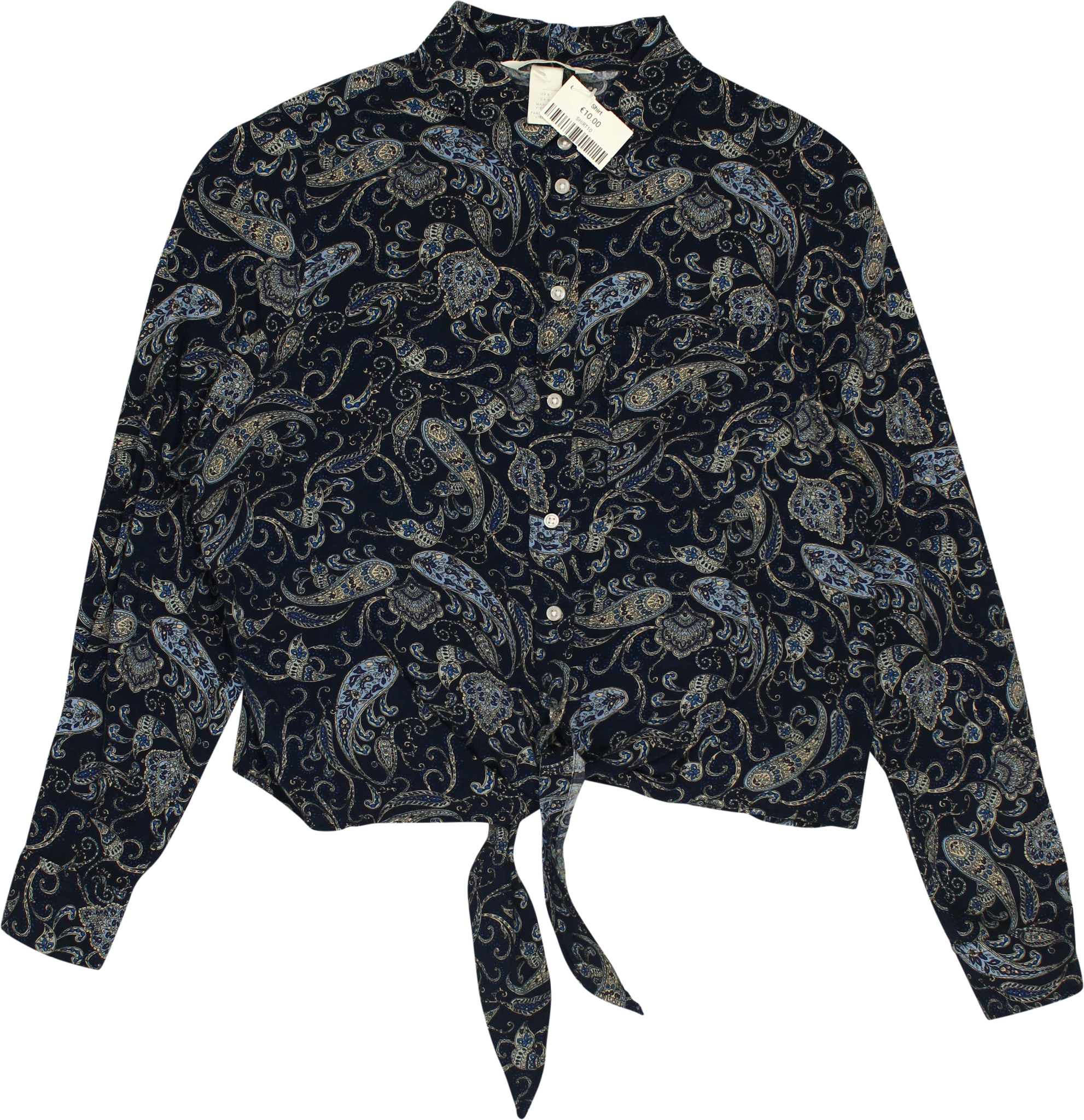 H&M - Paisley Shirt- ThriftTale.com - Vintage and second handclothing