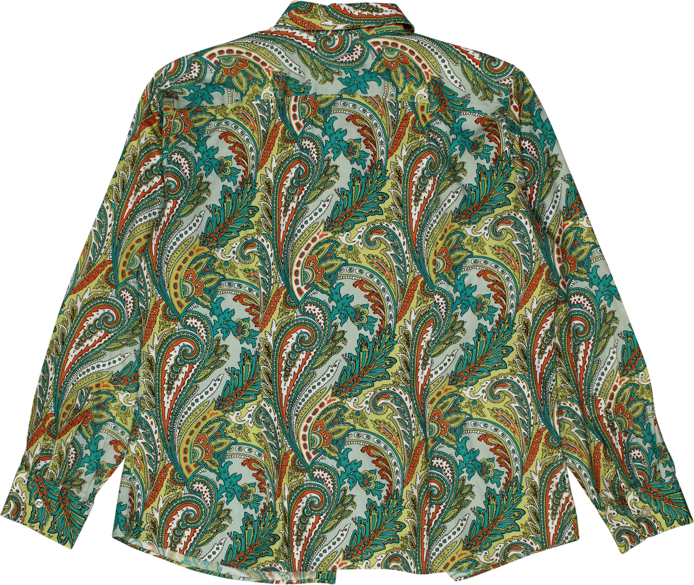 Lands' End - Paisley Shirt- ThriftTale.com - Vintage and second handclothing