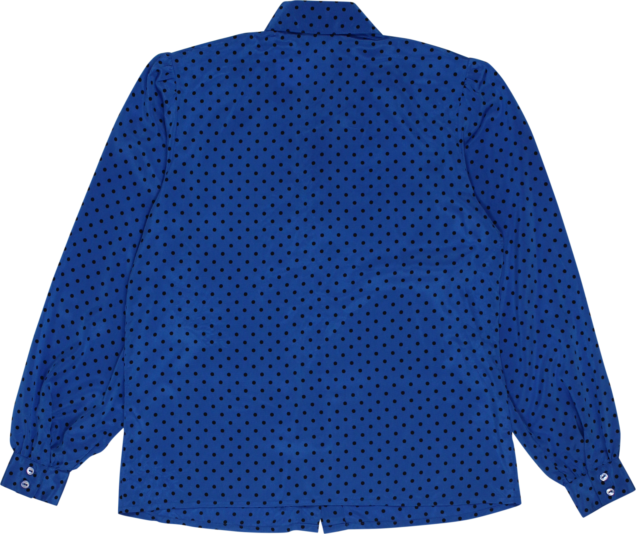 Bankers Club - 80's Polkadot Shirt- ThriftTale.com - Vintage and second handclothing