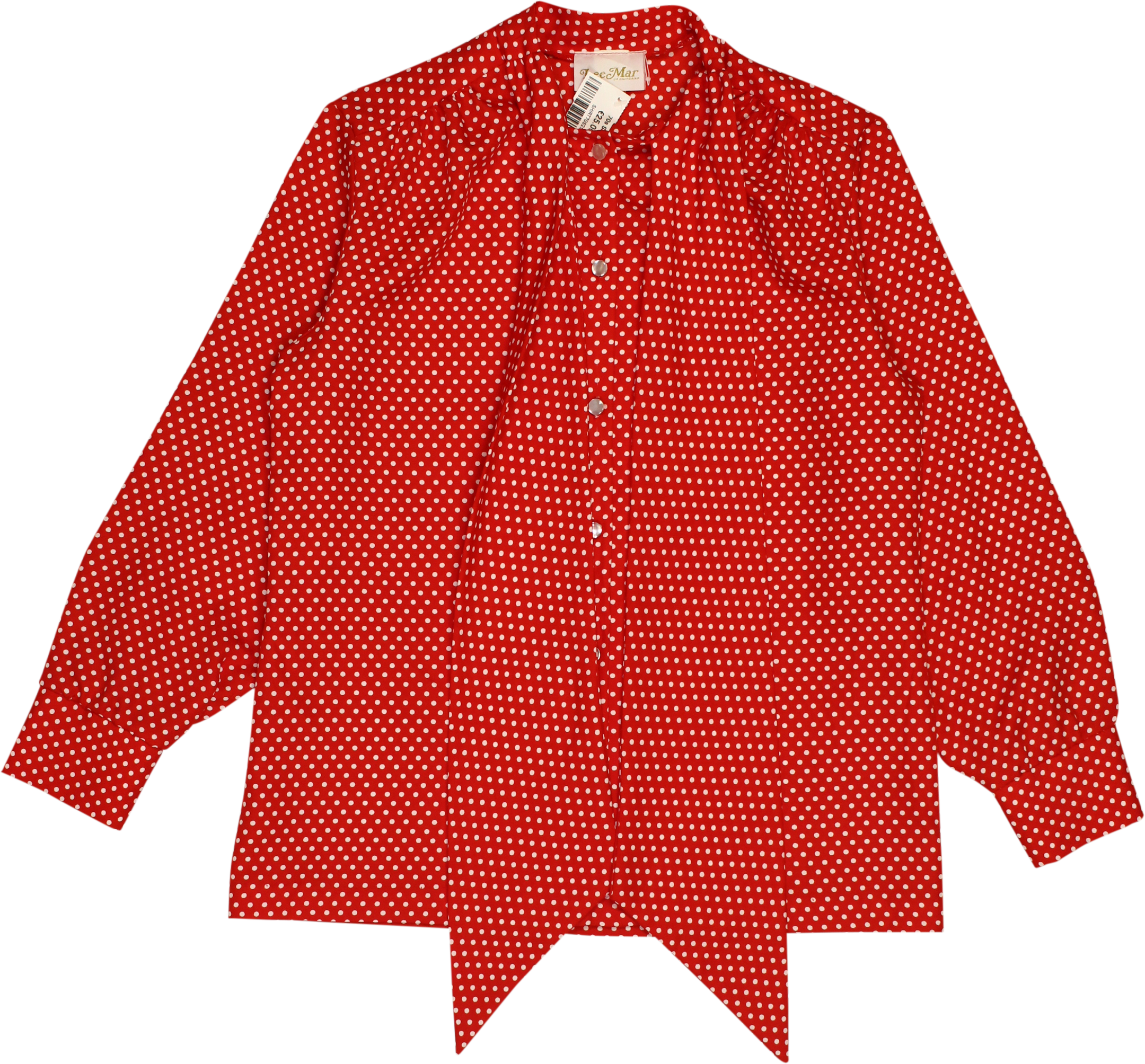 Lee Mar - 70's Polkadot Shirt- ThriftTale.com - Vintage and second handclothing
