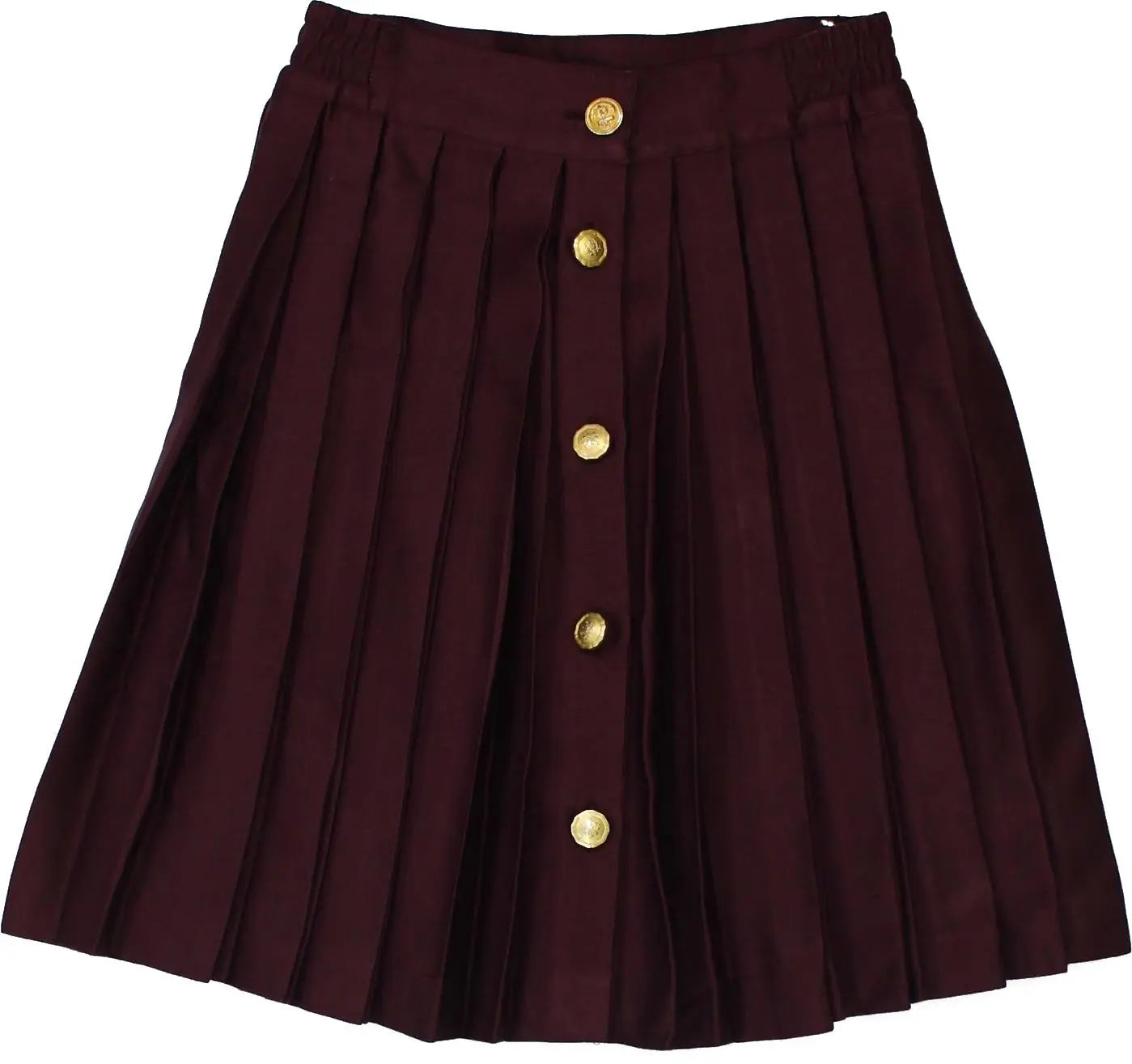 PJ Group - Burgundy Skirt- ThriftTale.com - Vintage and second handclothing