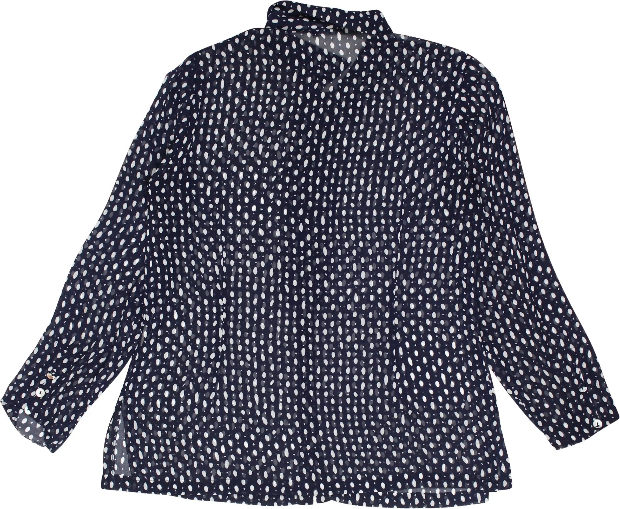 Paul Mausner - Polkadot Blouse- ThriftTale.com - Vintage and second handclothing
