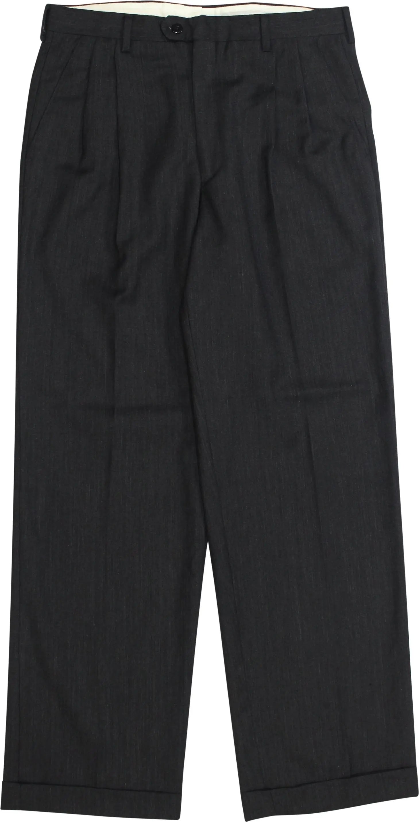Pecci - Grey Smart Trousers- ThriftTale.com - Vintage and second handclothing