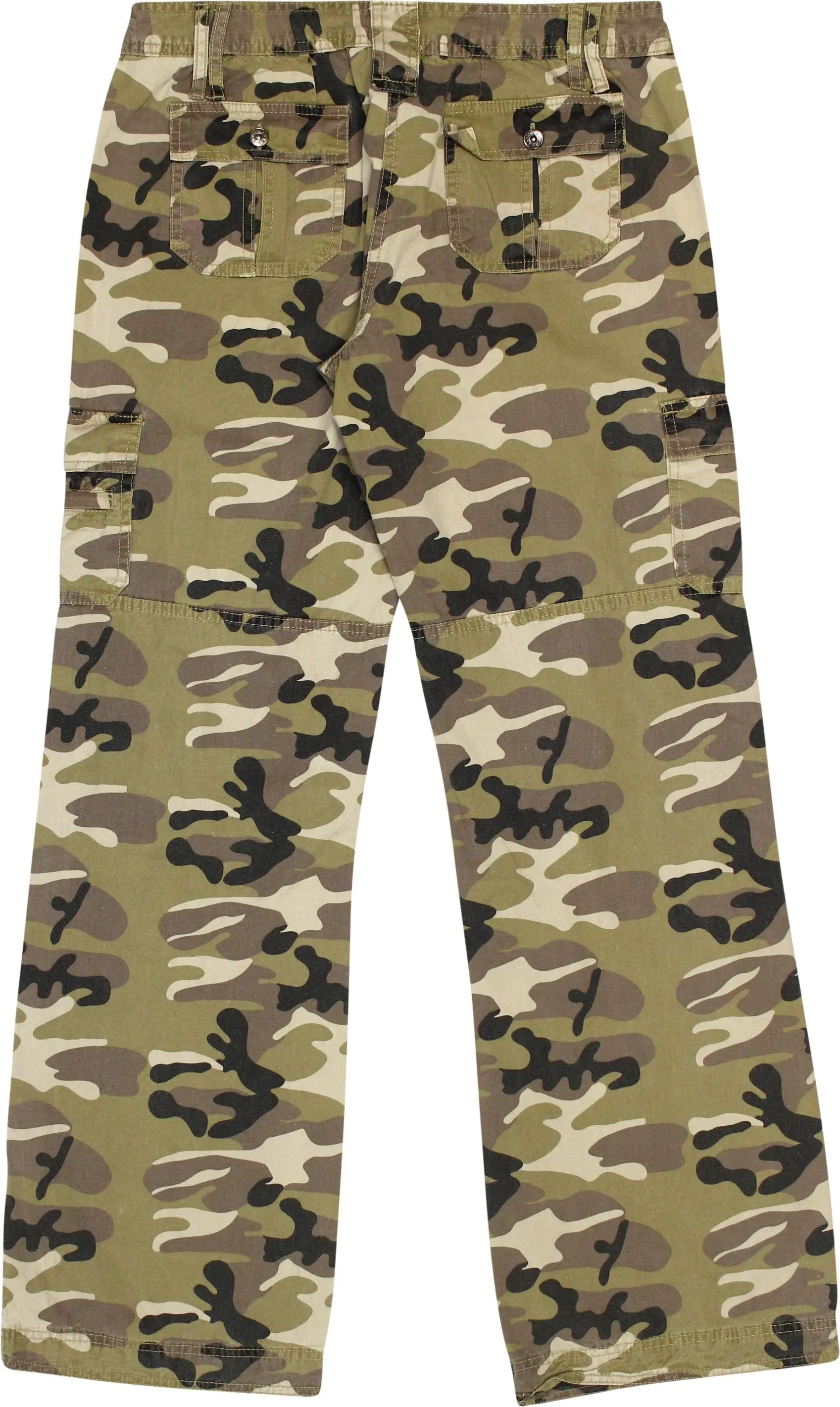 Pescara - Camouflage Cargo Trousers- ThriftTale.com - Vintage and second handclothing