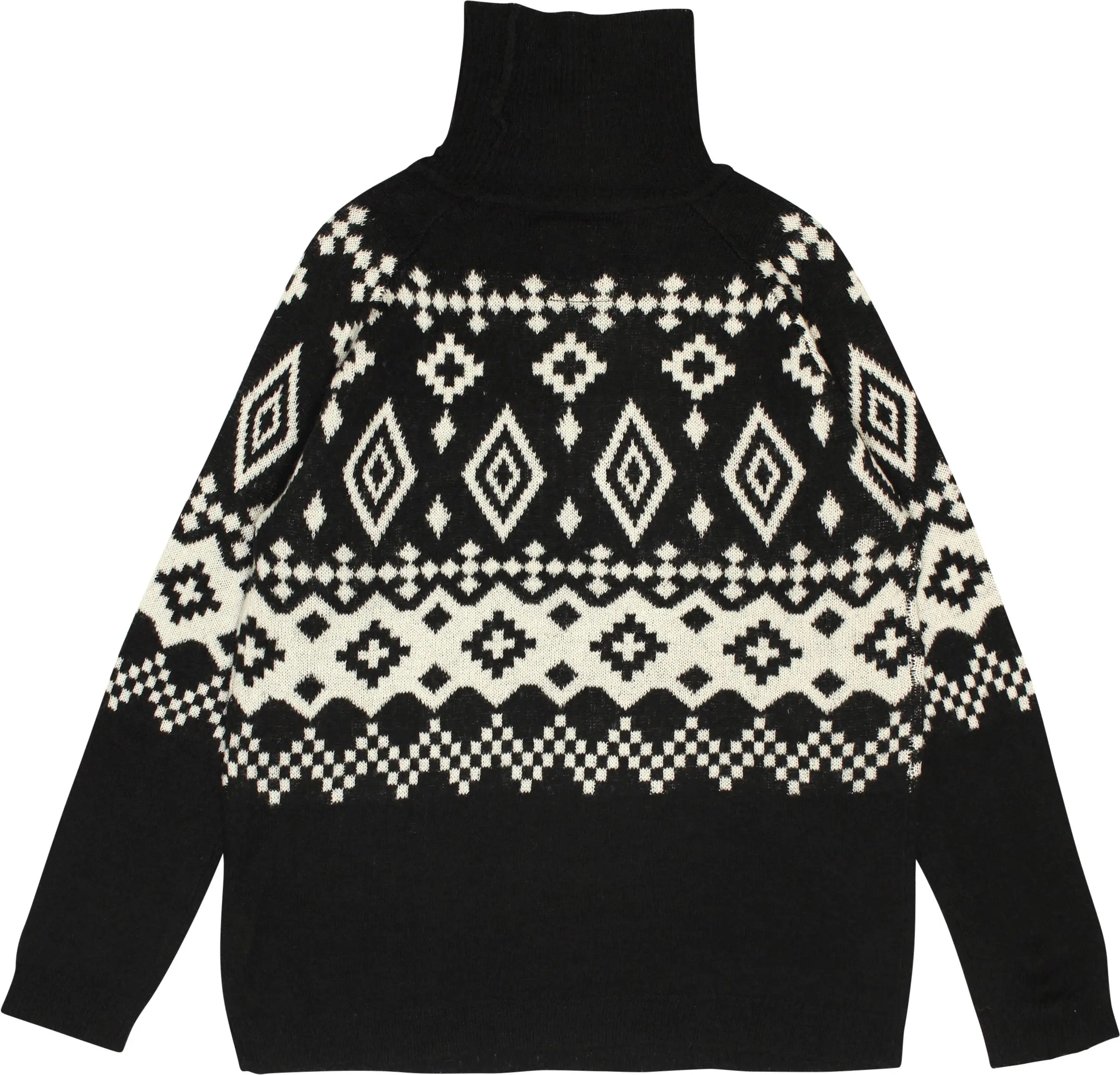 Pescara - Patterned Jumper- ThriftTale.com - Vintage and second handclothing