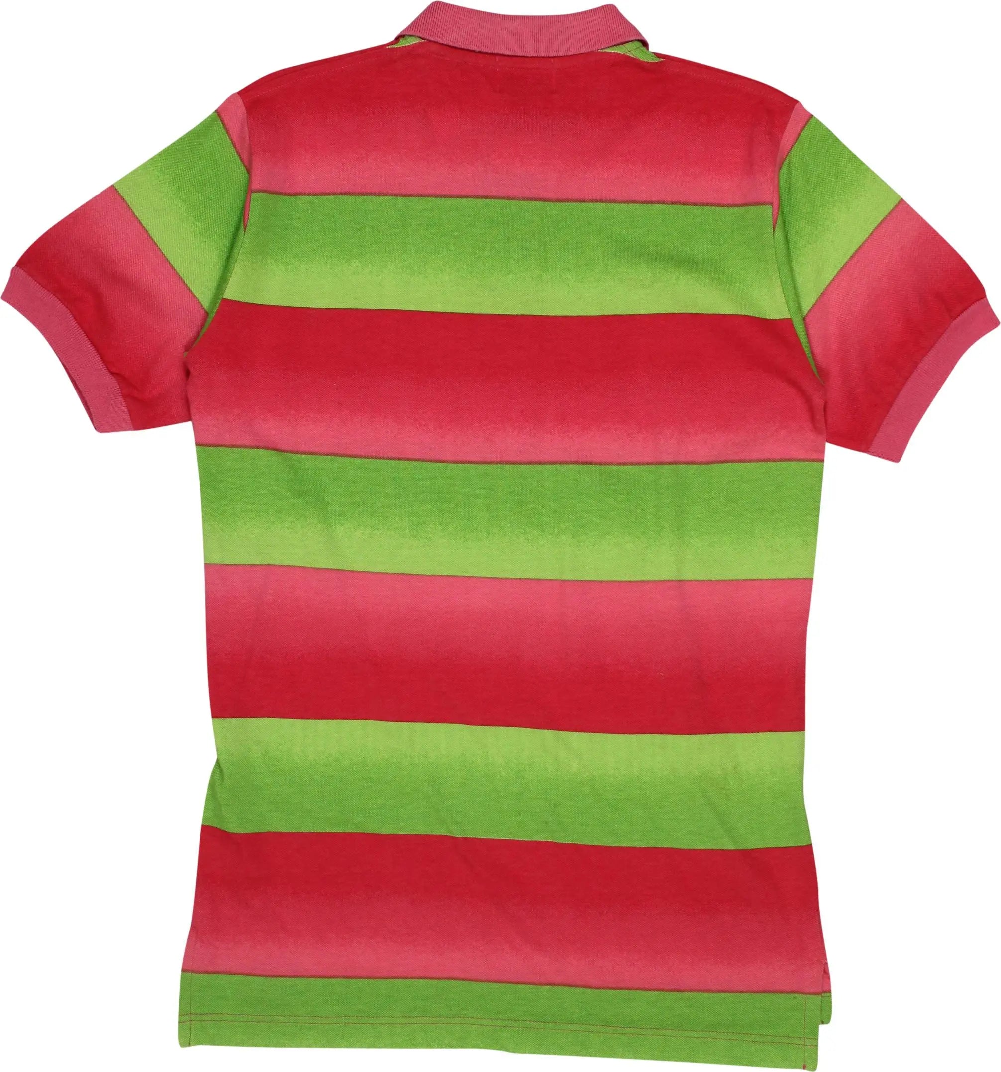 Peter Elliott - Striped Polo- ThriftTale.com - Vintage and second handclothing