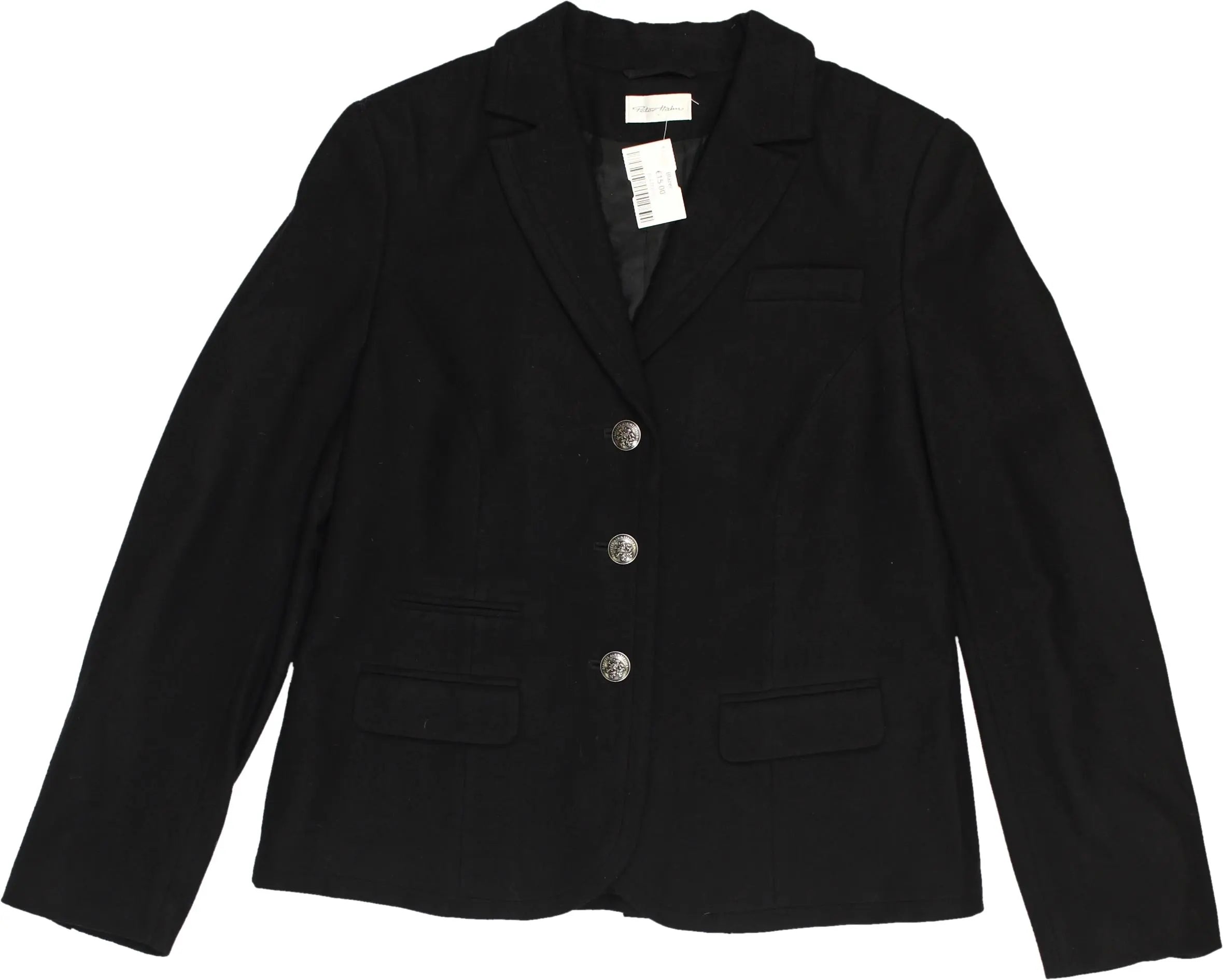 Peter Hahn - Black blazer- ThriftTale.com - Vintage and second handclothing