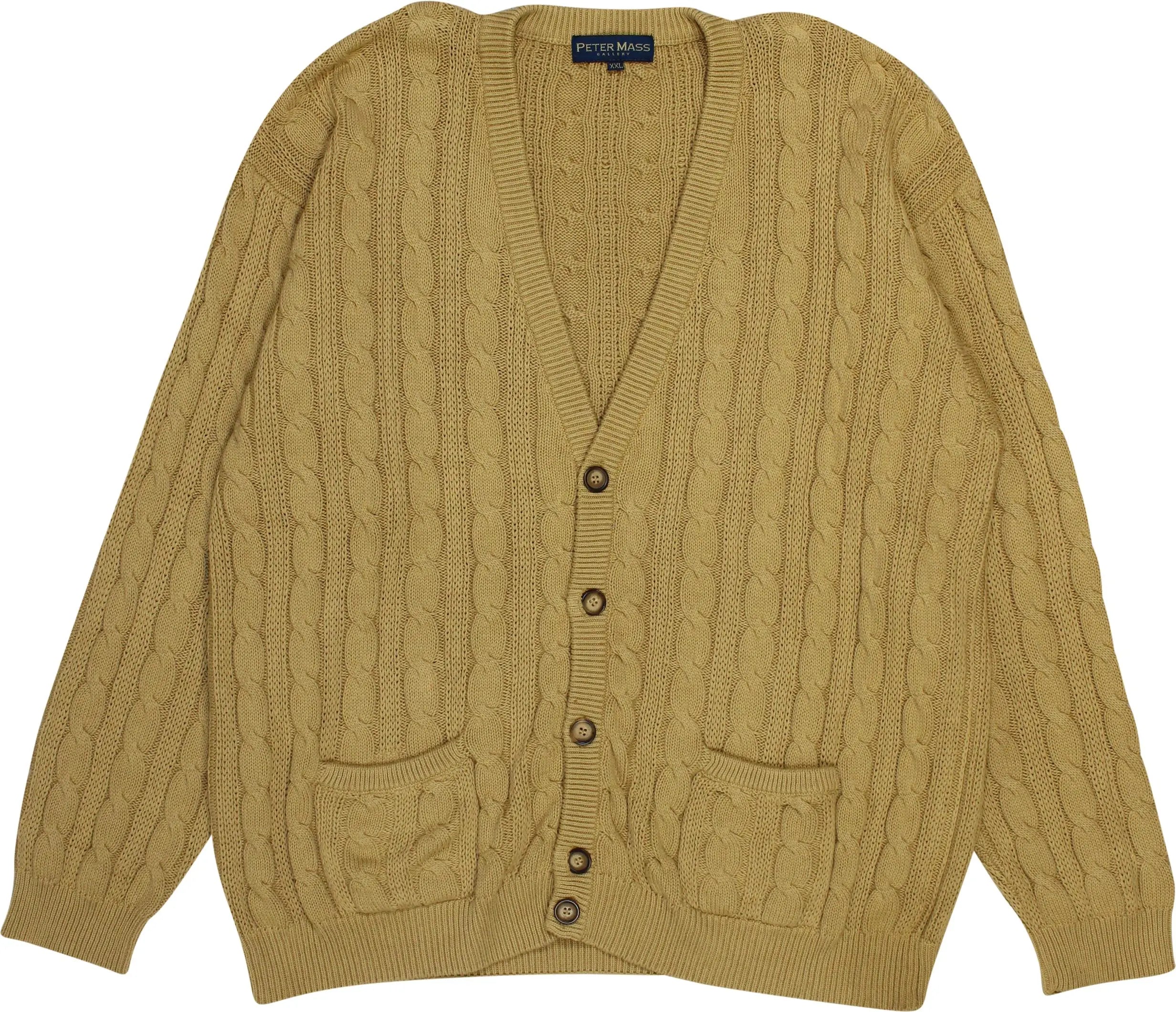 Peter Mass - 90s Cable Knit Cardigan- ThriftTale.com - Vintage and second handclothing