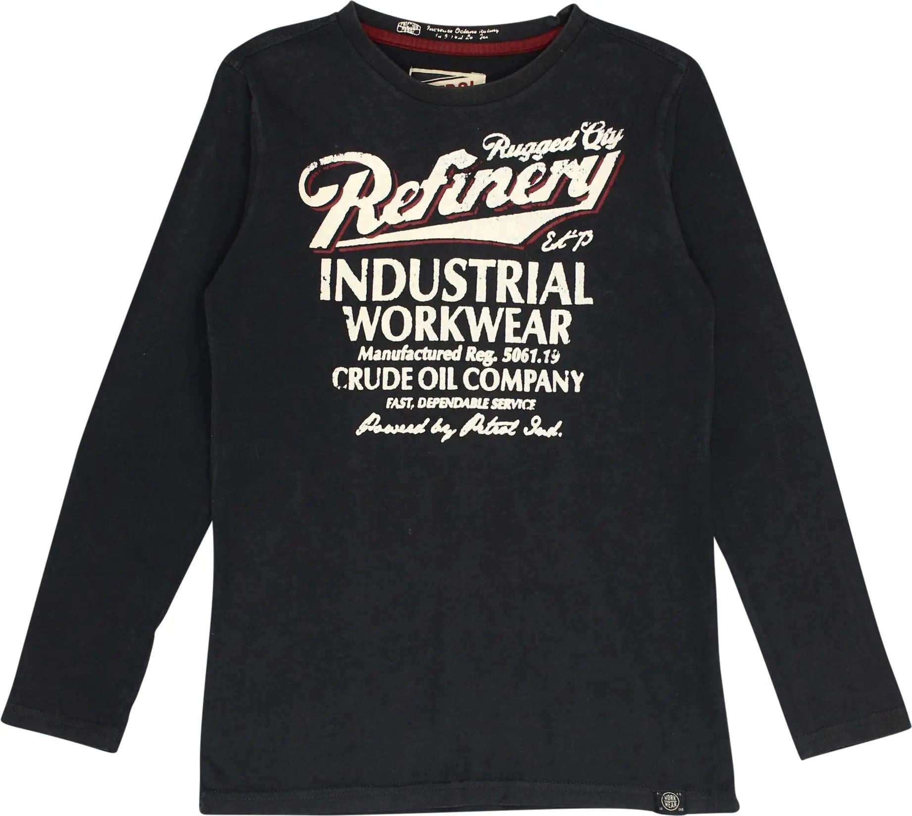 Petrol - Long Sleeve- ThriftTale.com - Vintage and second handclothing