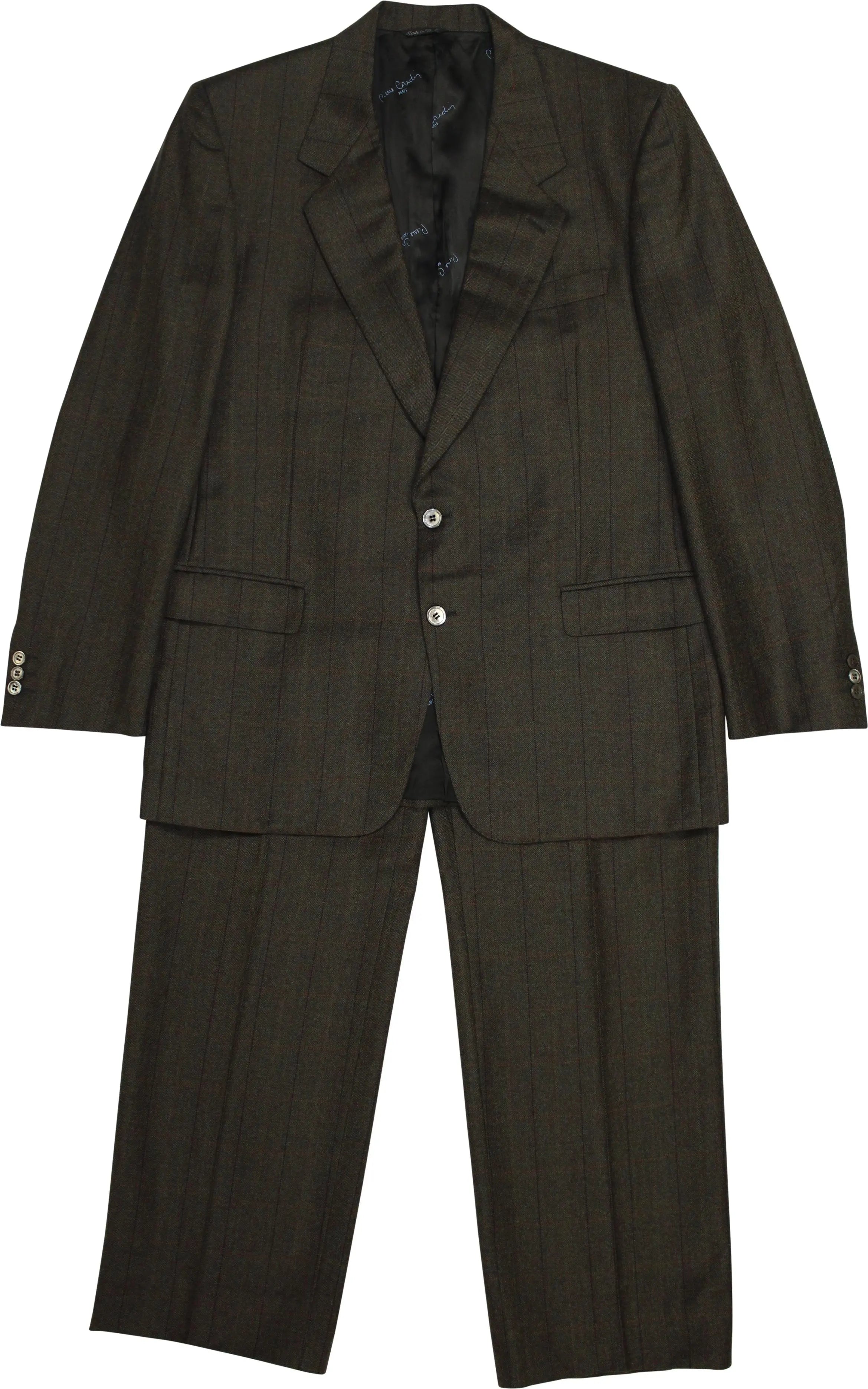 Pierre Cardin - Wool Suit by Pierre Cardin- ThriftTale.com - Vintage and second handclothing