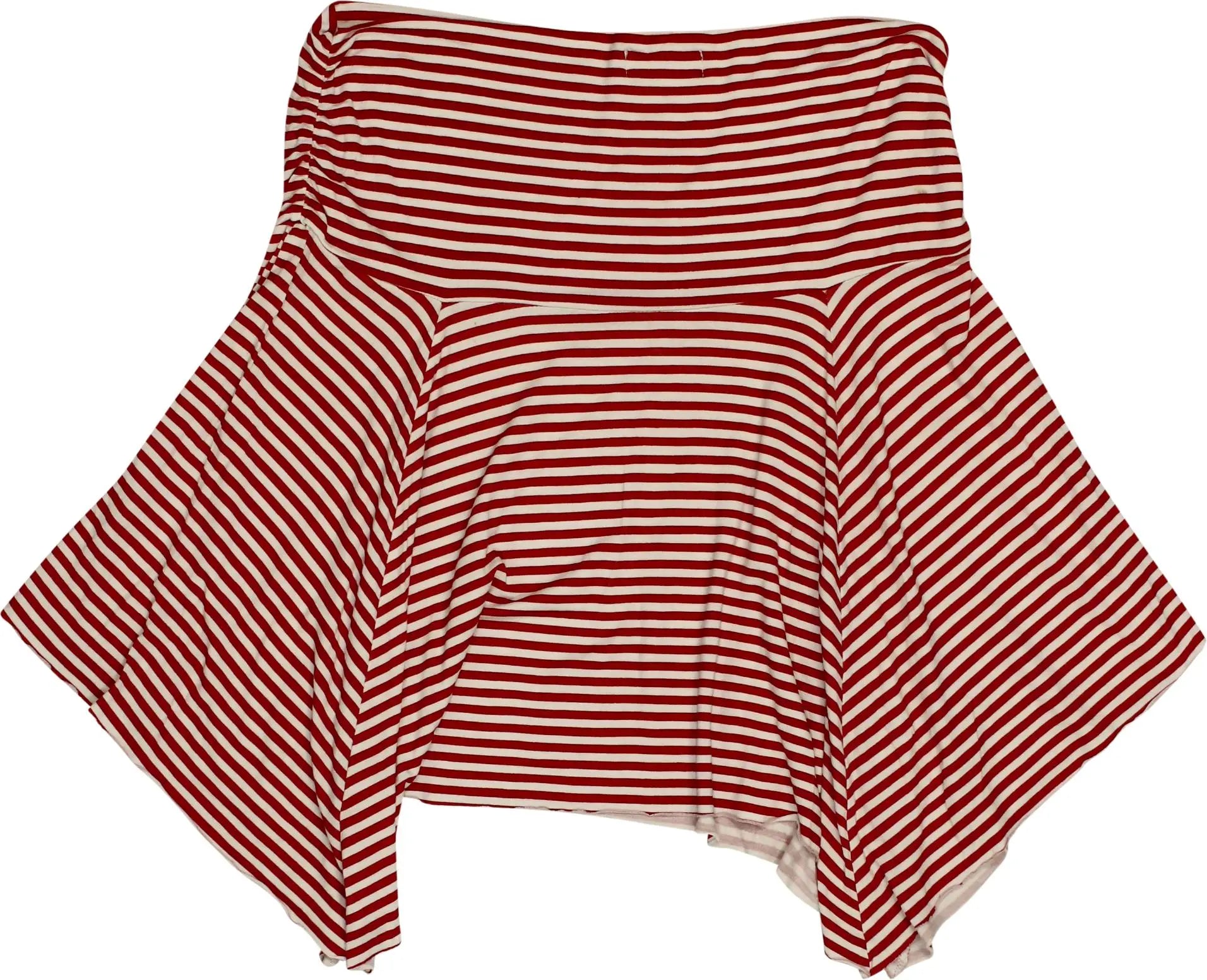 Pinkapple - Striped Skirt- ThriftTale.com - Vintage and second handclothing