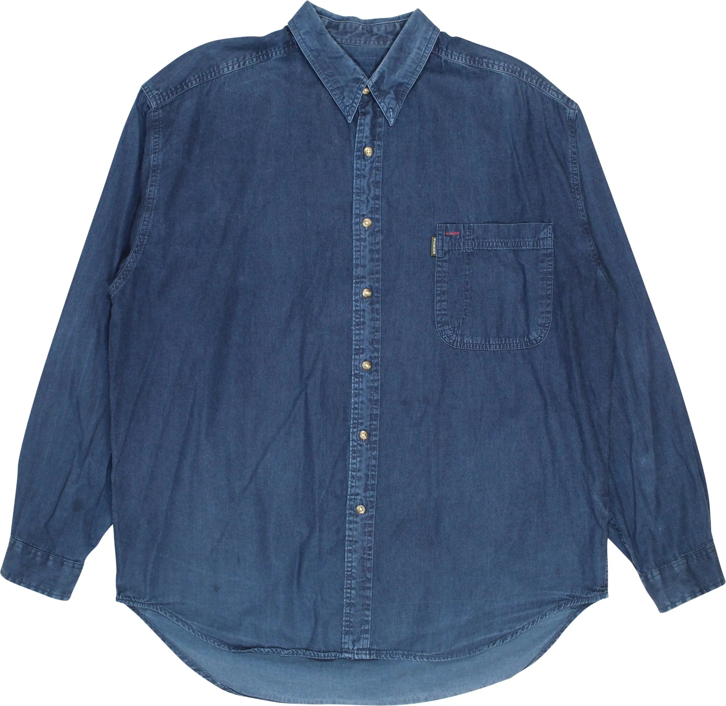 Pionier - Denim Shirt- ThriftTale.com - Vintage and second handclothing
