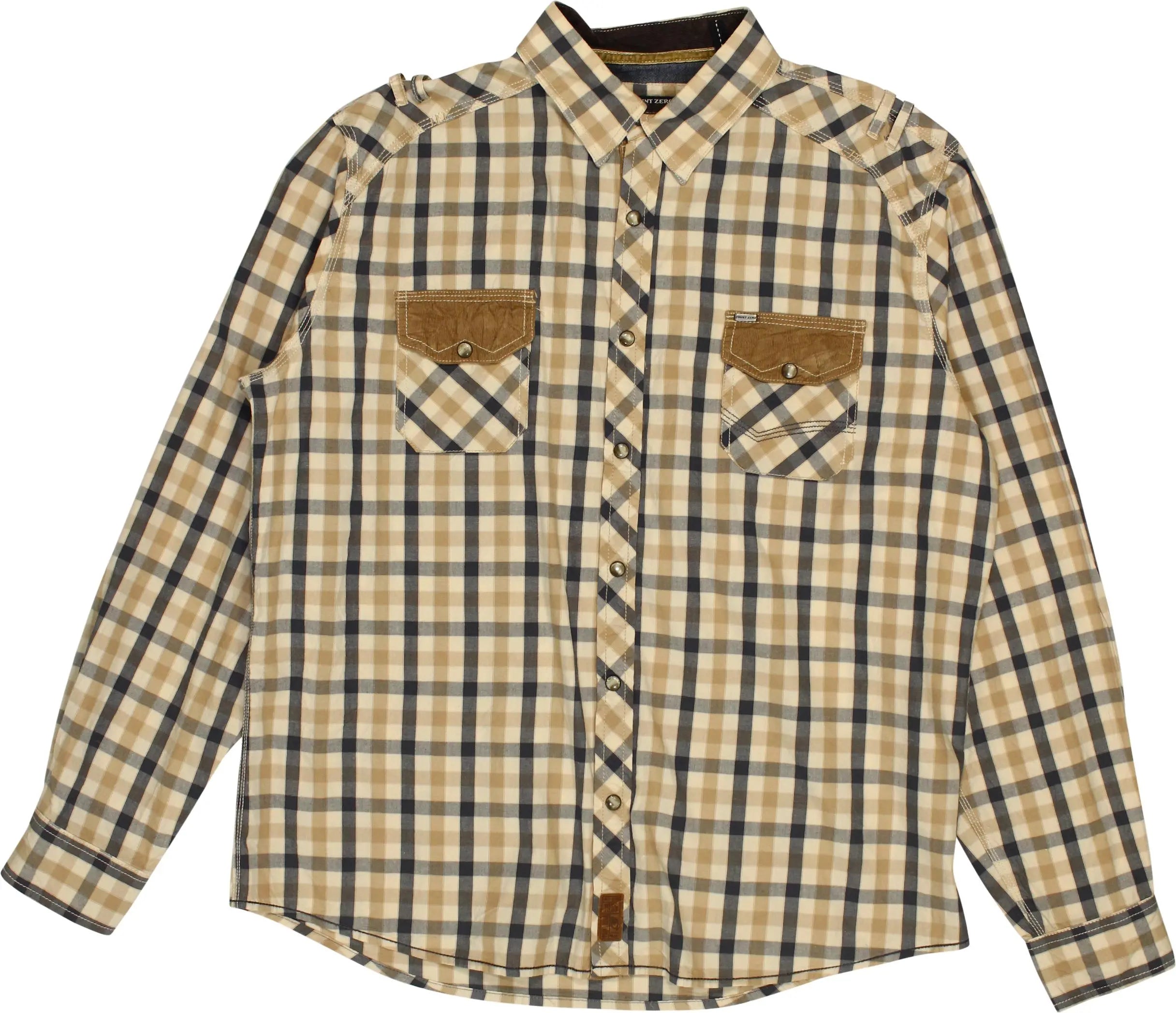 Point Zero - Checkered Shirt- ThriftTale.com - Vintage and second handclothing