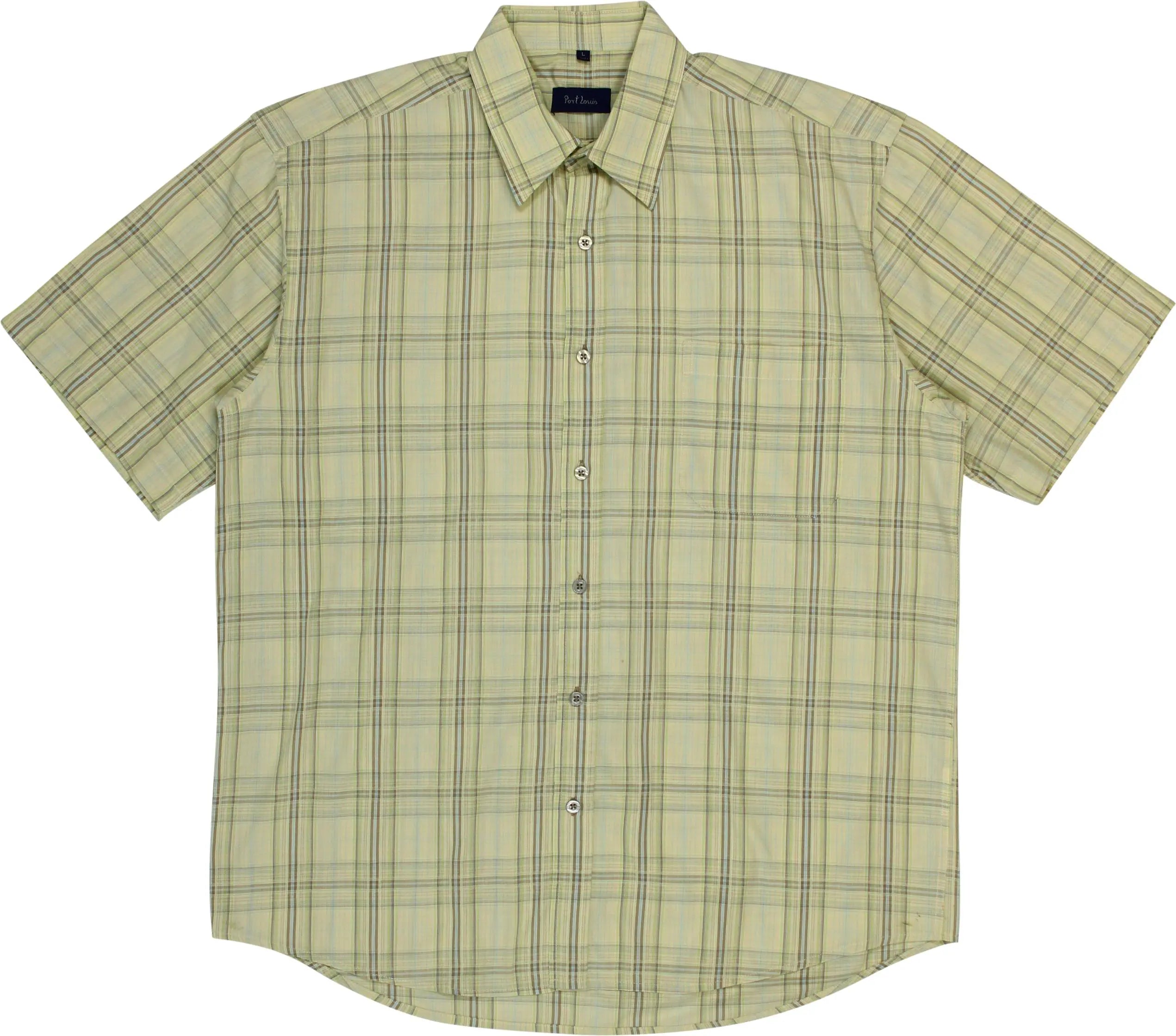 Port Louis - Checked Short Sleeve Shirt- ThriftTale.com - Vintage and second handclothing