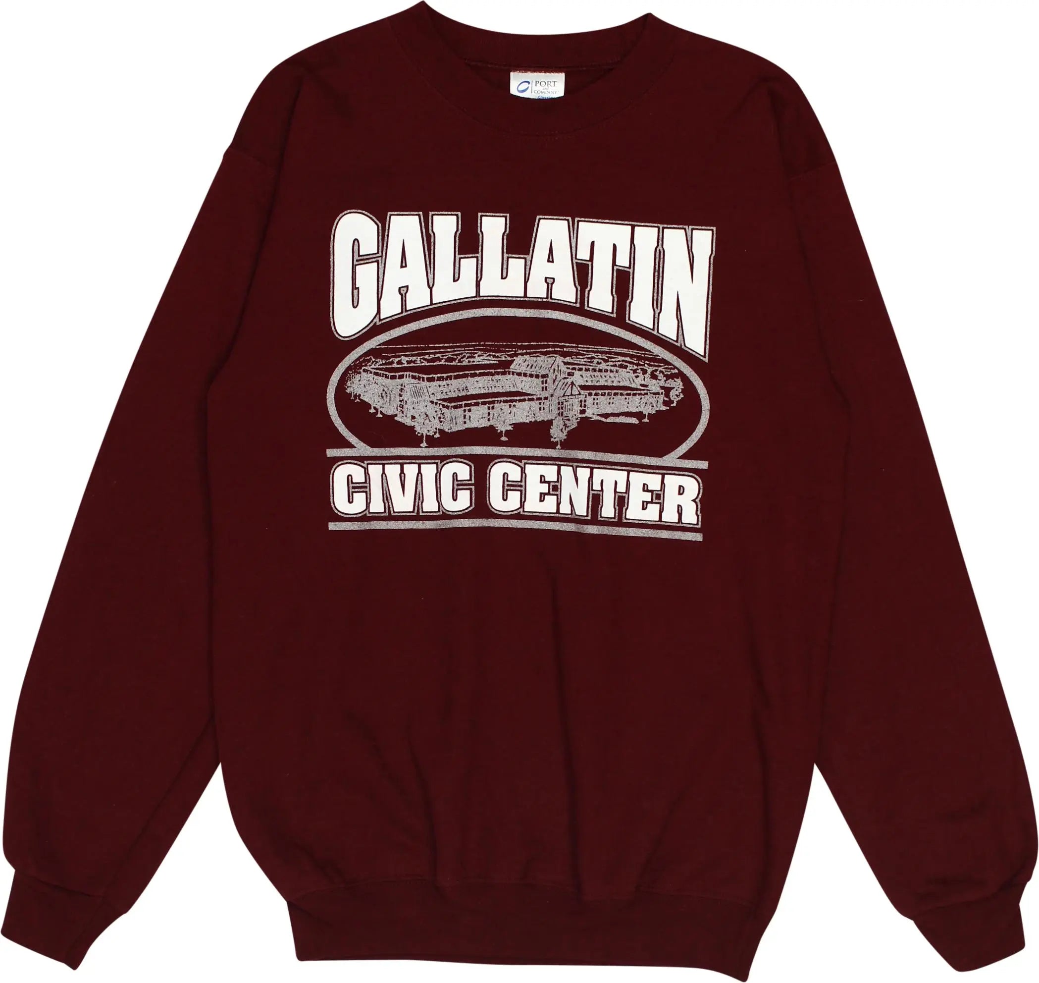 Port & Company - Gallatin Civic Center Sweater- ThriftTale.com - Vintage and second handclothing