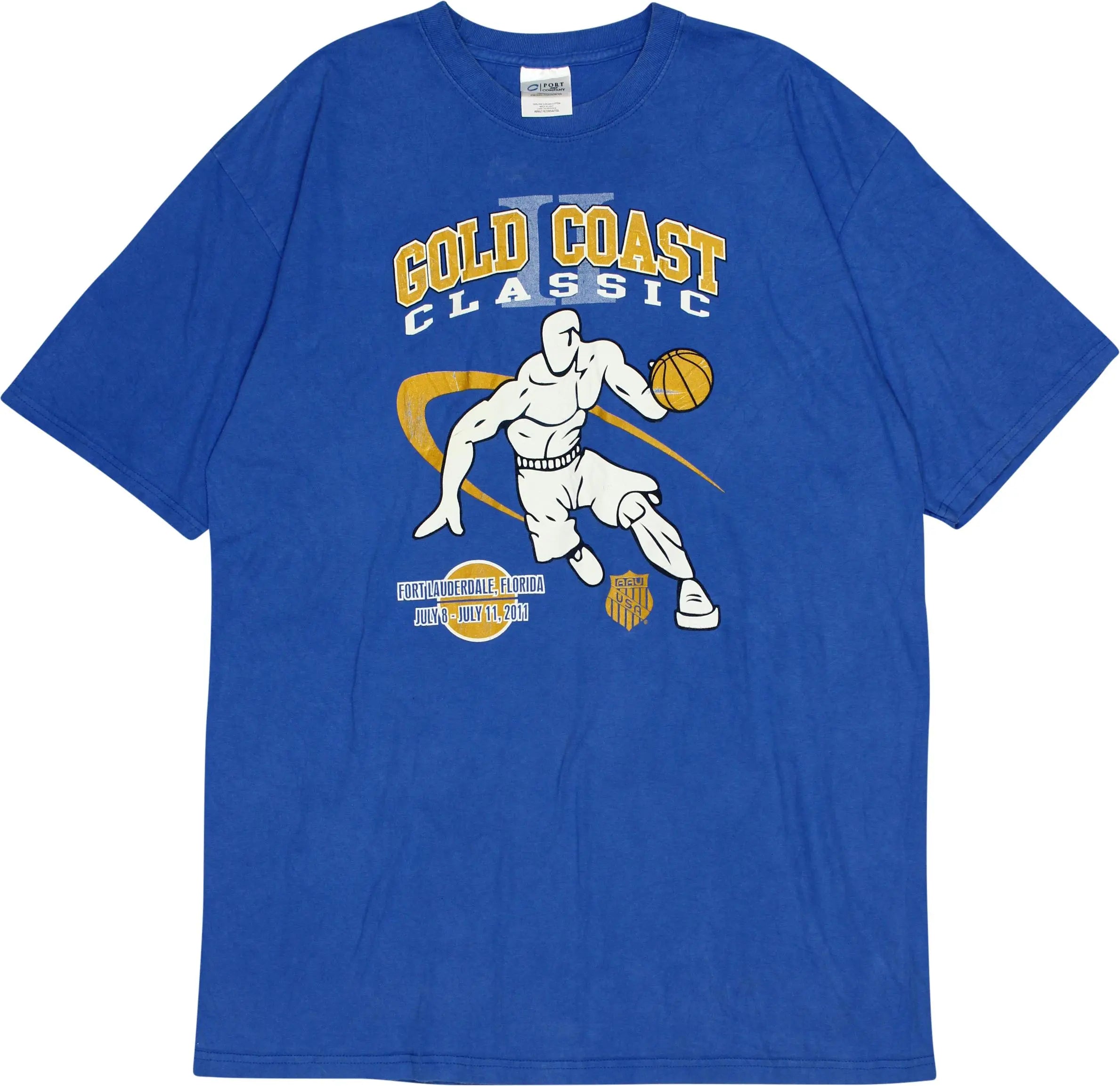 Port & Company - Gold Coast Classic T-Shirt- ThriftTale.com - Vintage and second handclothing