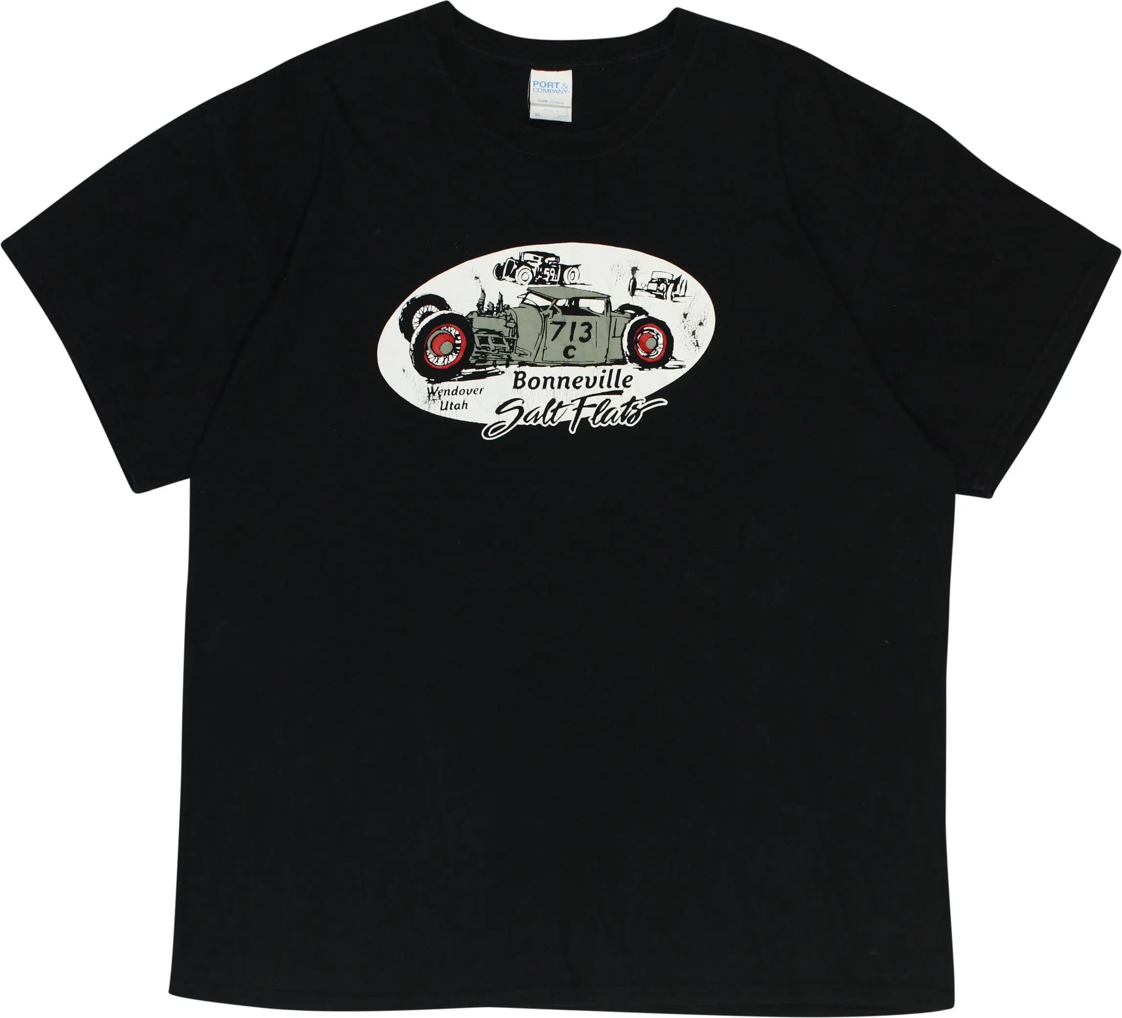 Port & Company - Salt Flats Merchandise T-Shirt- ThriftTale.com - Vintage and second handclothing