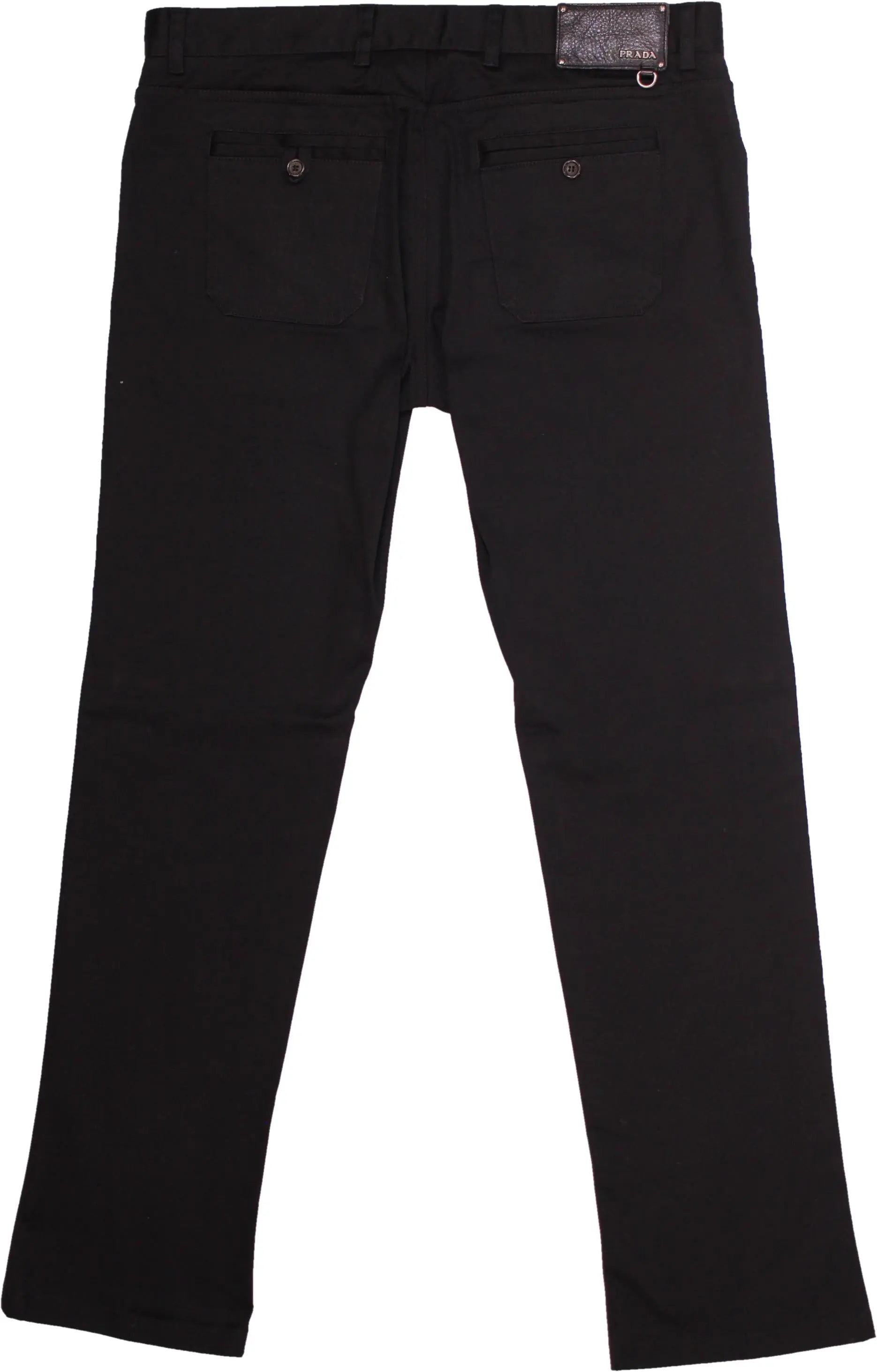 Prada - Black Pants by Prada- ThriftTale.com - Vintage and second handclothing
