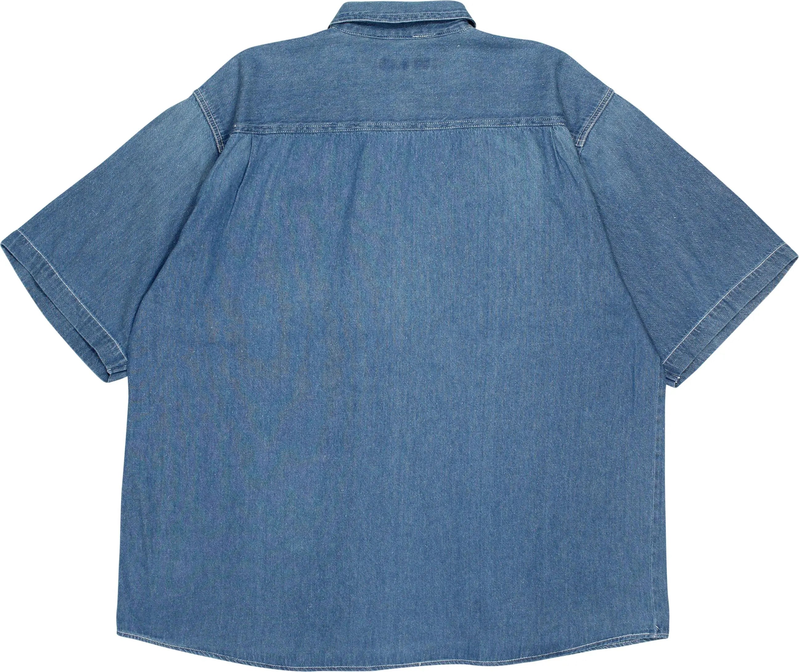Prairie - Short Sleeve Denim Shirt- ThriftTale.com - Vintage and second handclothing