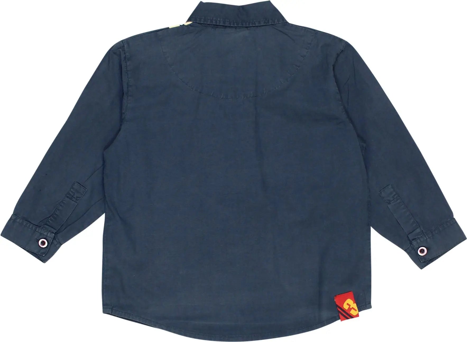 Prénatal - Blue Short Sleeve Shirt- ThriftTale.com - Vintage and second handclothing