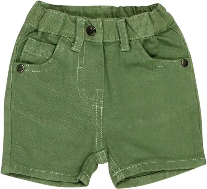 Prénatal - Green Shorts- ThriftTale.com - Vintage and second handclothing