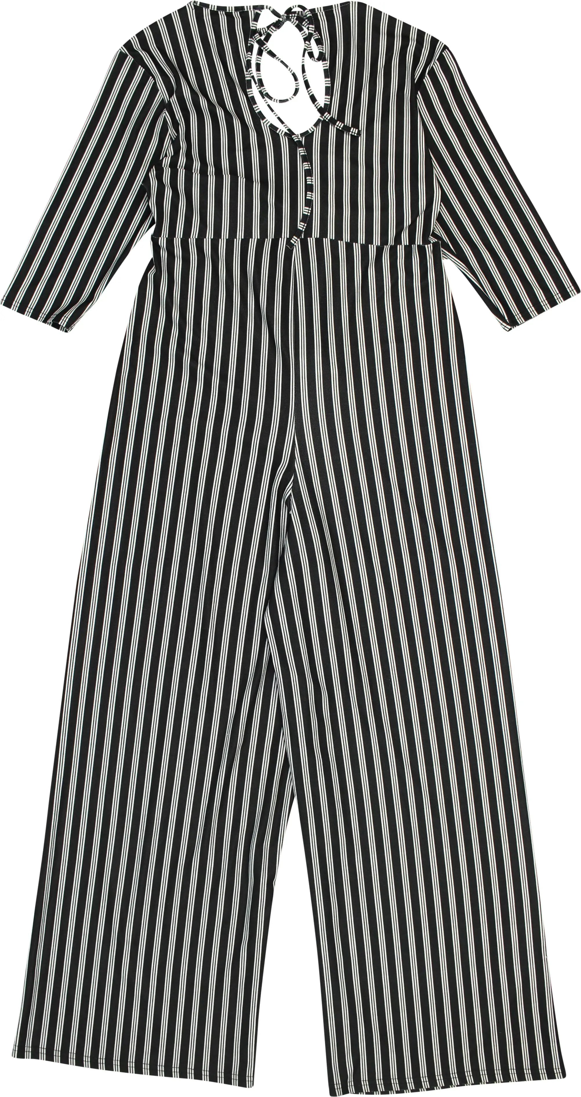 Pretty Hurts - Striped Jumpsuit- ThriftTale.com - Vintage and second handclothing