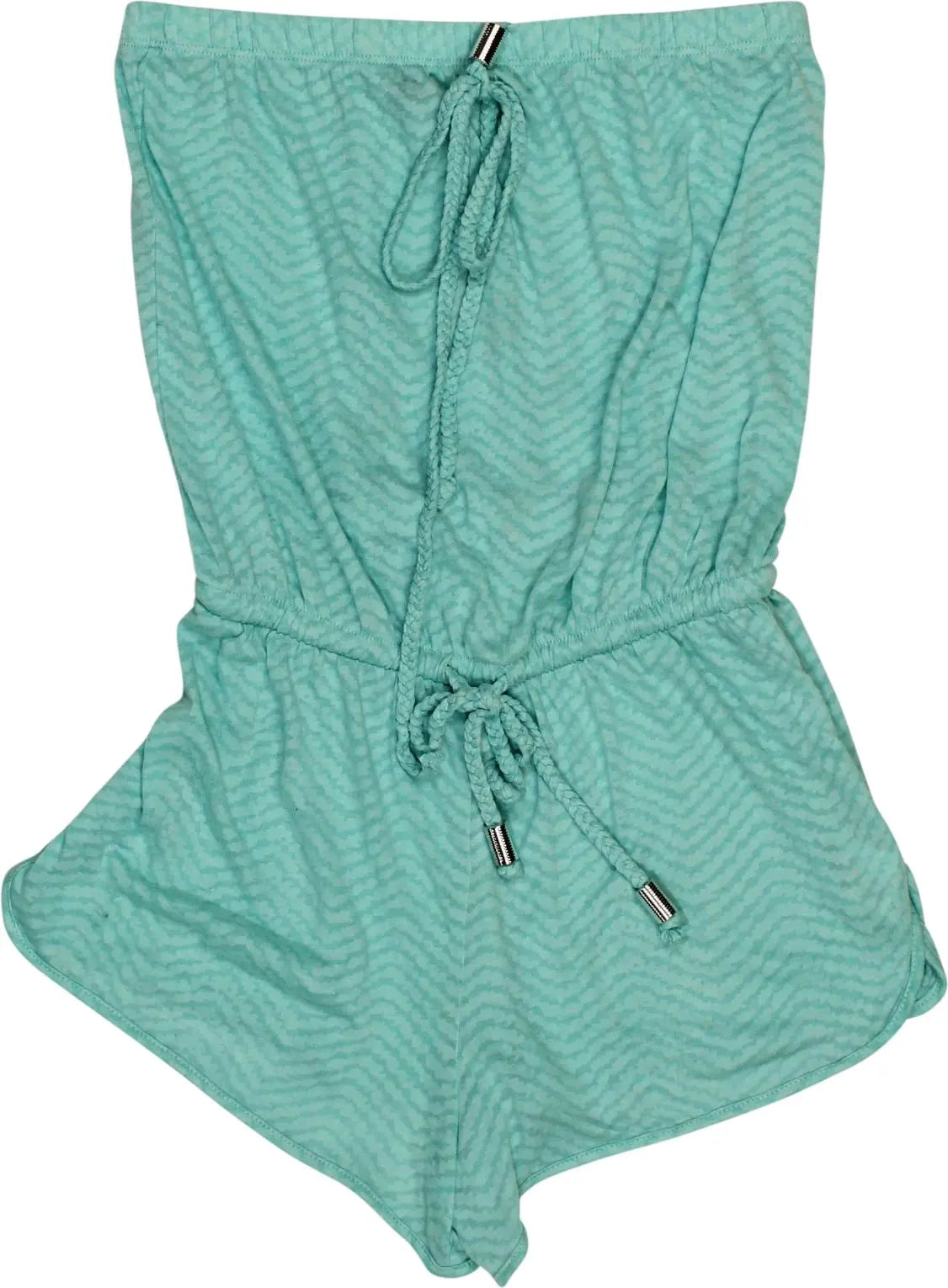 Primark - Blue Strapless Jumpsuit- ThriftTale.com - Vintage and second handclothing
