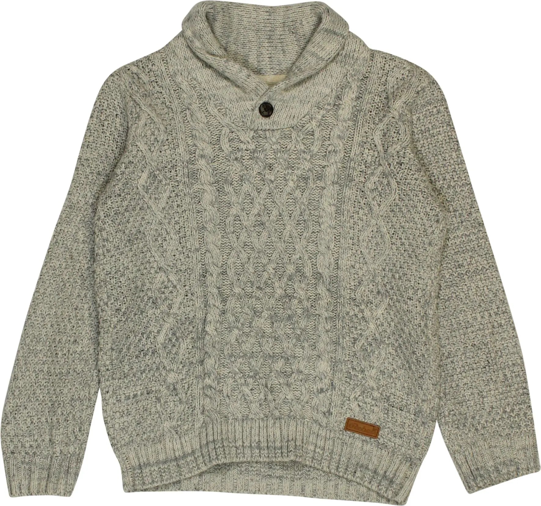 Primark - Grey Knitted Jumper- ThriftTale.com - Vintage and second handclothing